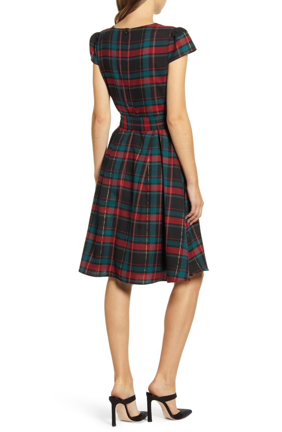 fit and flare holiday dress