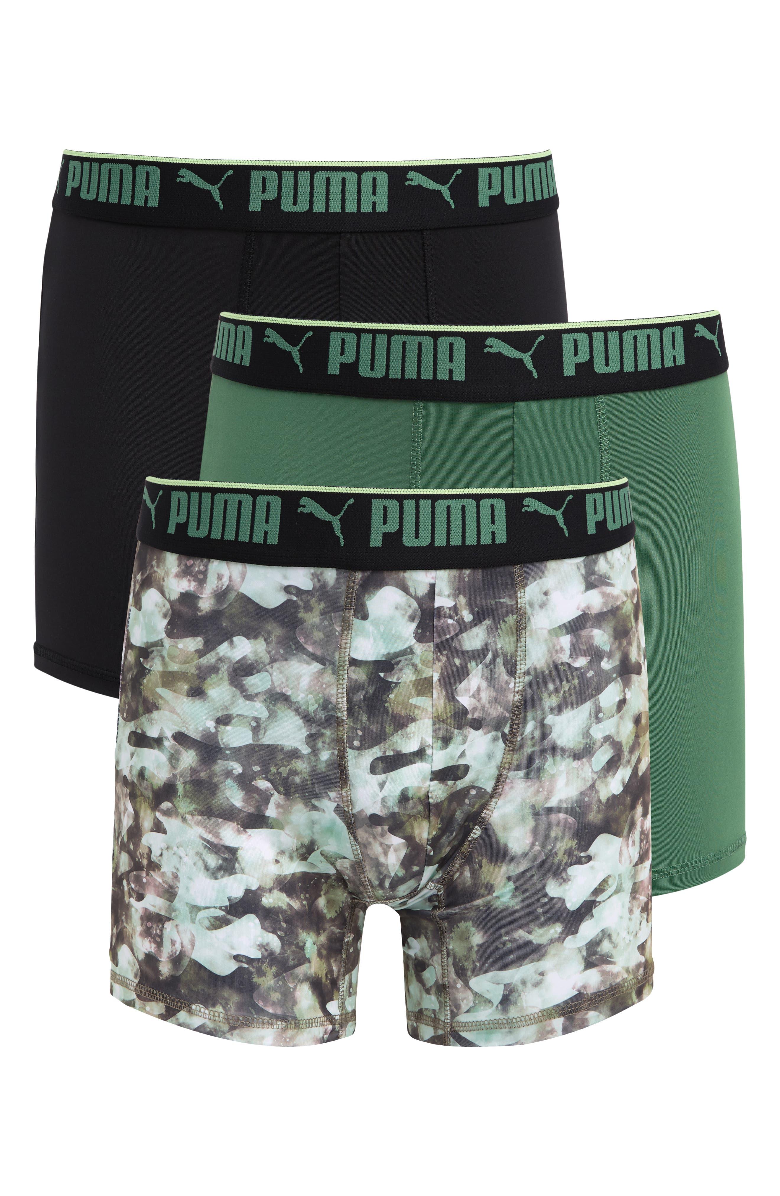 PUMA Sportstyle Recycled Polyester Boxer Briefs in Green for Men | Lyst