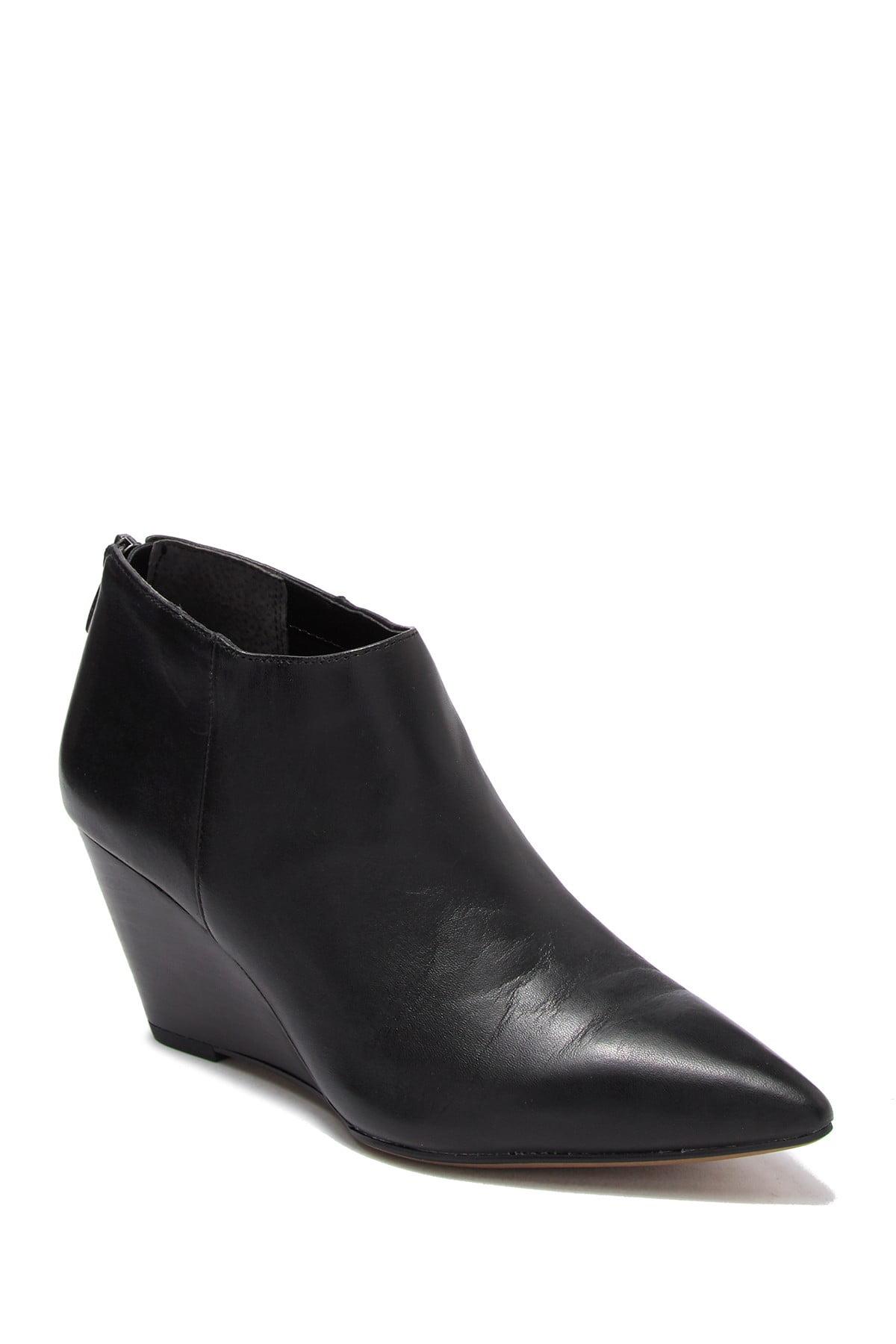 Franco Sarto Adrienne Pointed Toe Leather Bootie In Black Lyst Franco Sarto Adrienne Pointed Toe Leather Bootie In Black Lyst