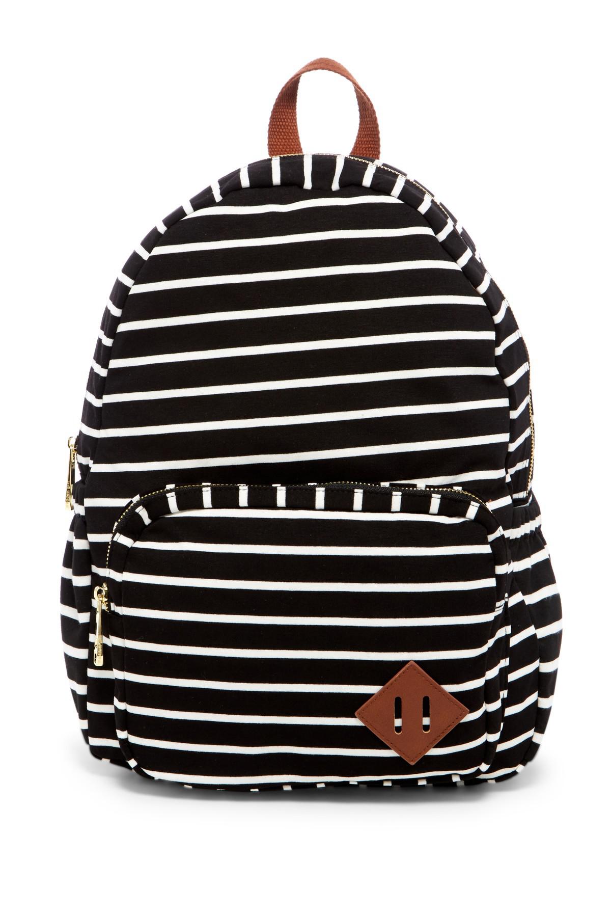 Madden Girl Jersey Striped Weekender Bag