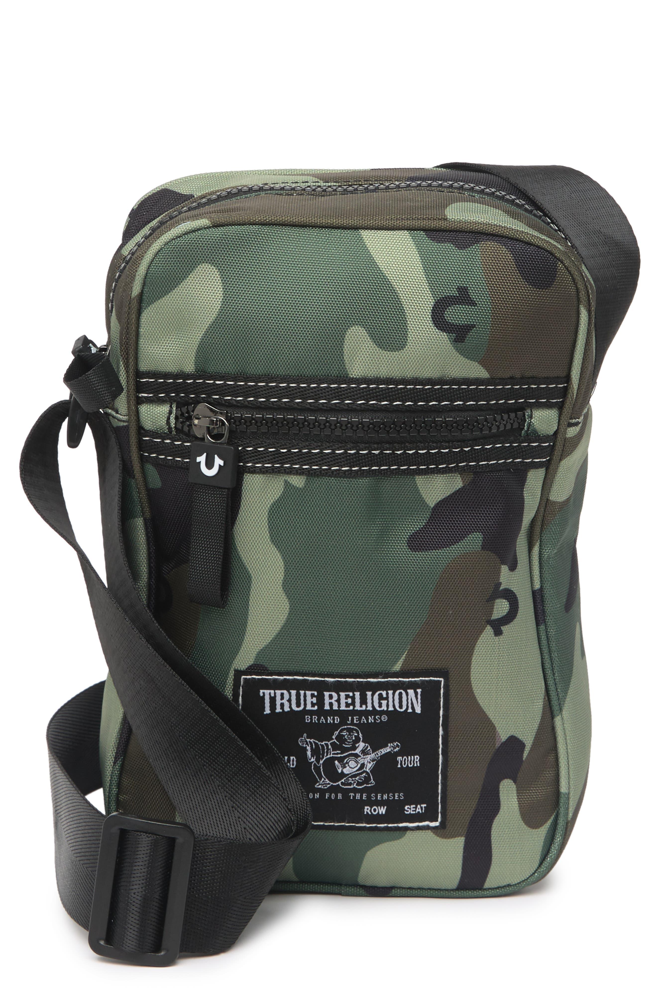 True Religion Frank Camo Print Crossbody Bag At Nordstrom Rack in Green for  Men | Lyst