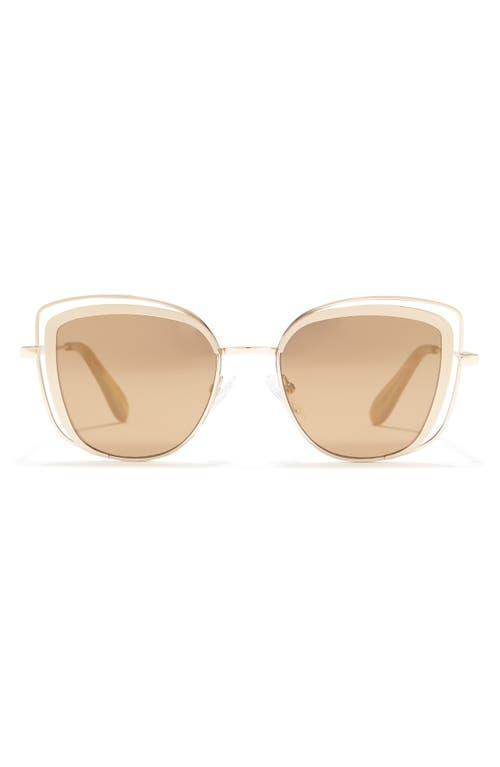 Vintage Y2K Designer Sunglasses | BCBG Max Azria Idol Chunky Square Gold Detail BCBG Max Azria Sunglasses Astonish (Petite) – eyeglassdotcom main image 3
