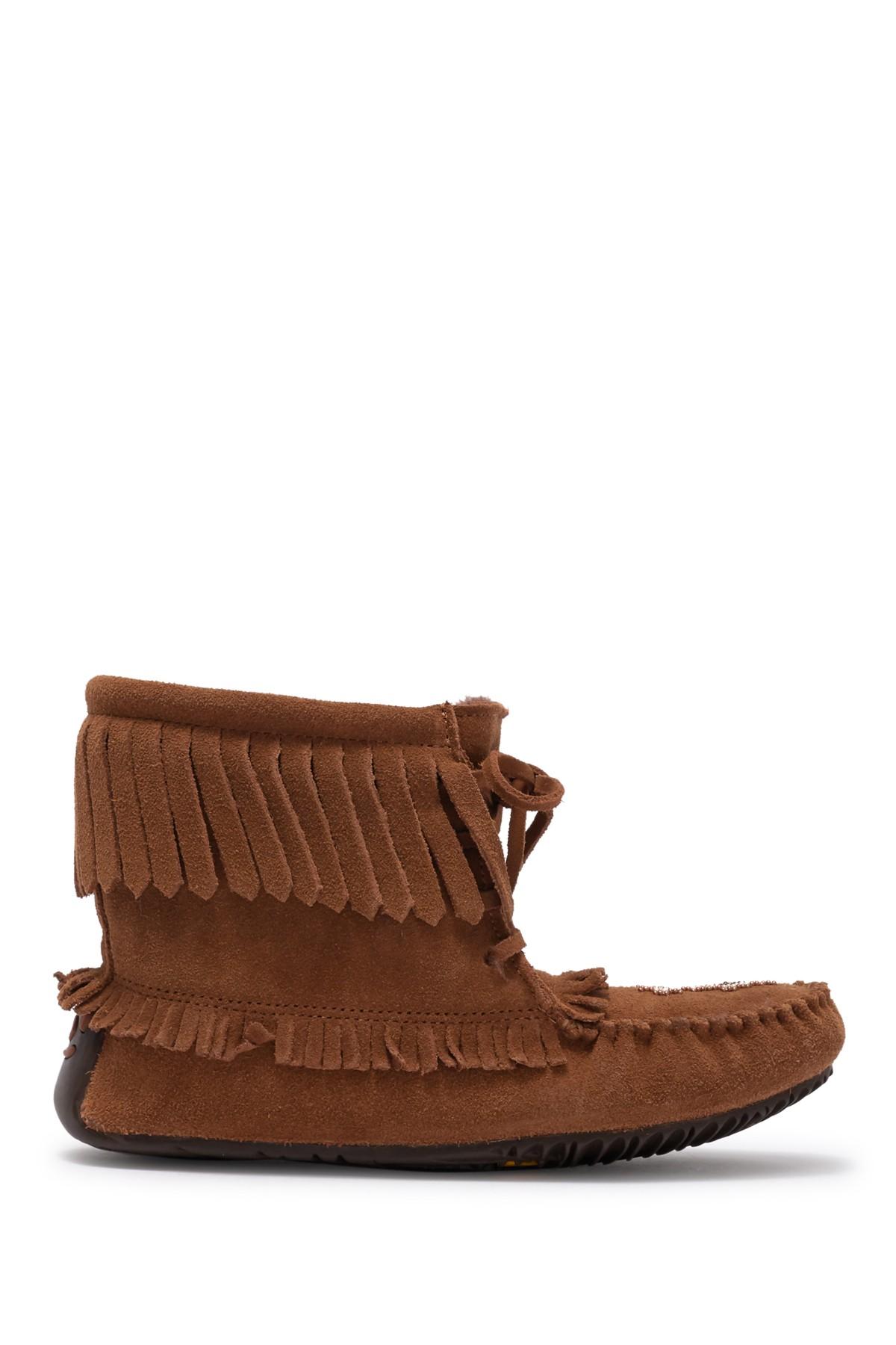 harvester suede lined moccasin