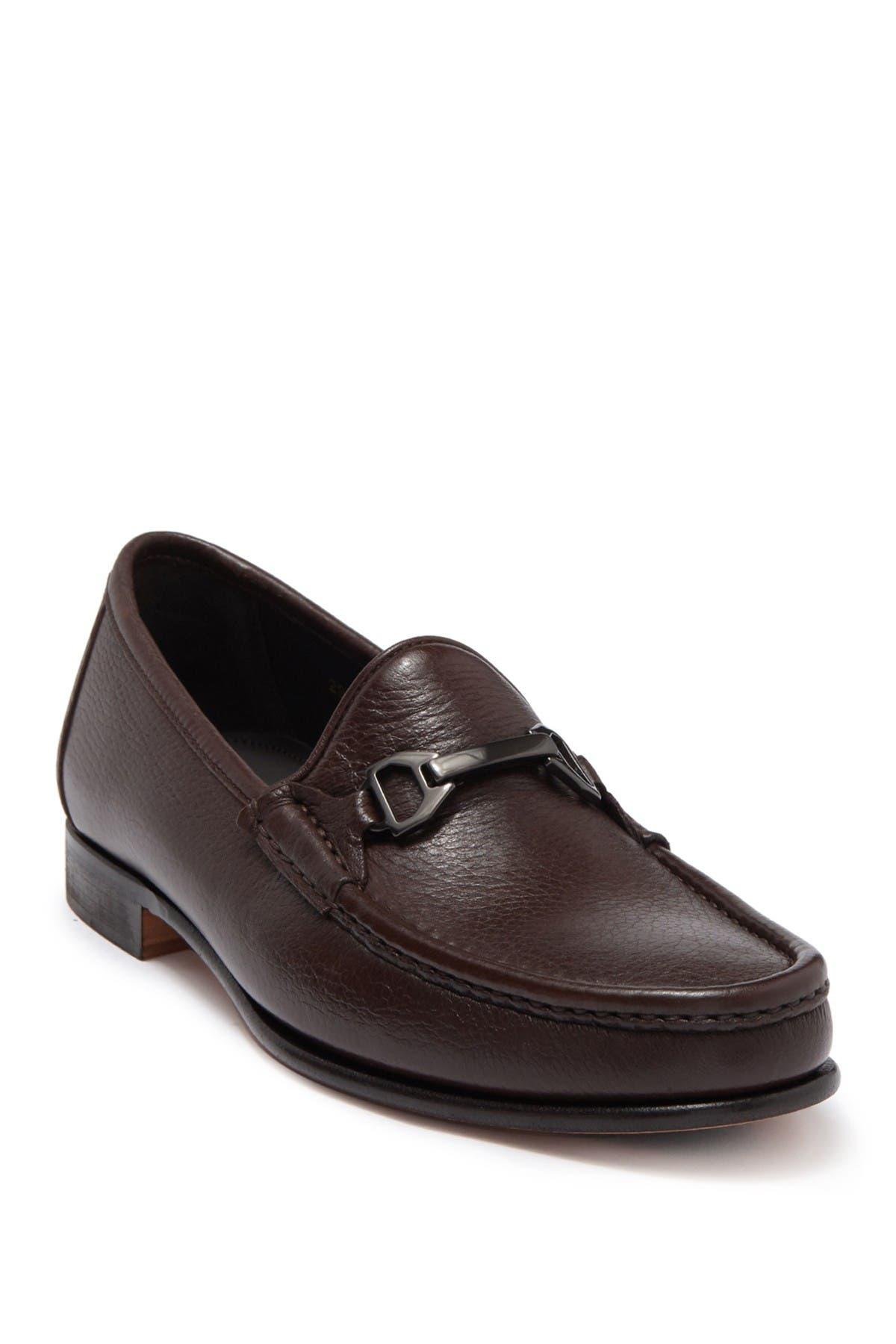 Allen edmonds vinci pebbled leather loafers Clearance