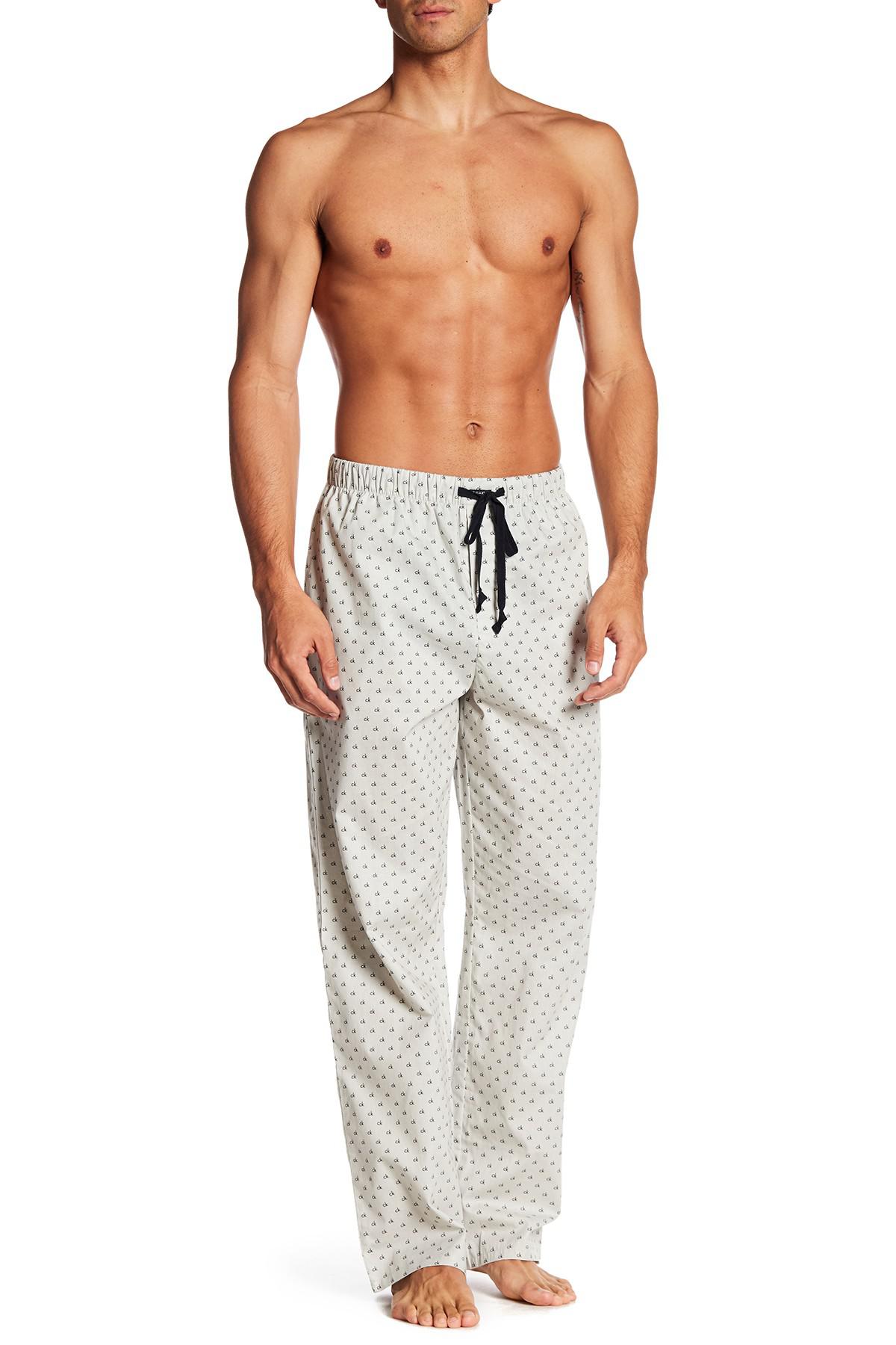 calvin klein men's pj pants