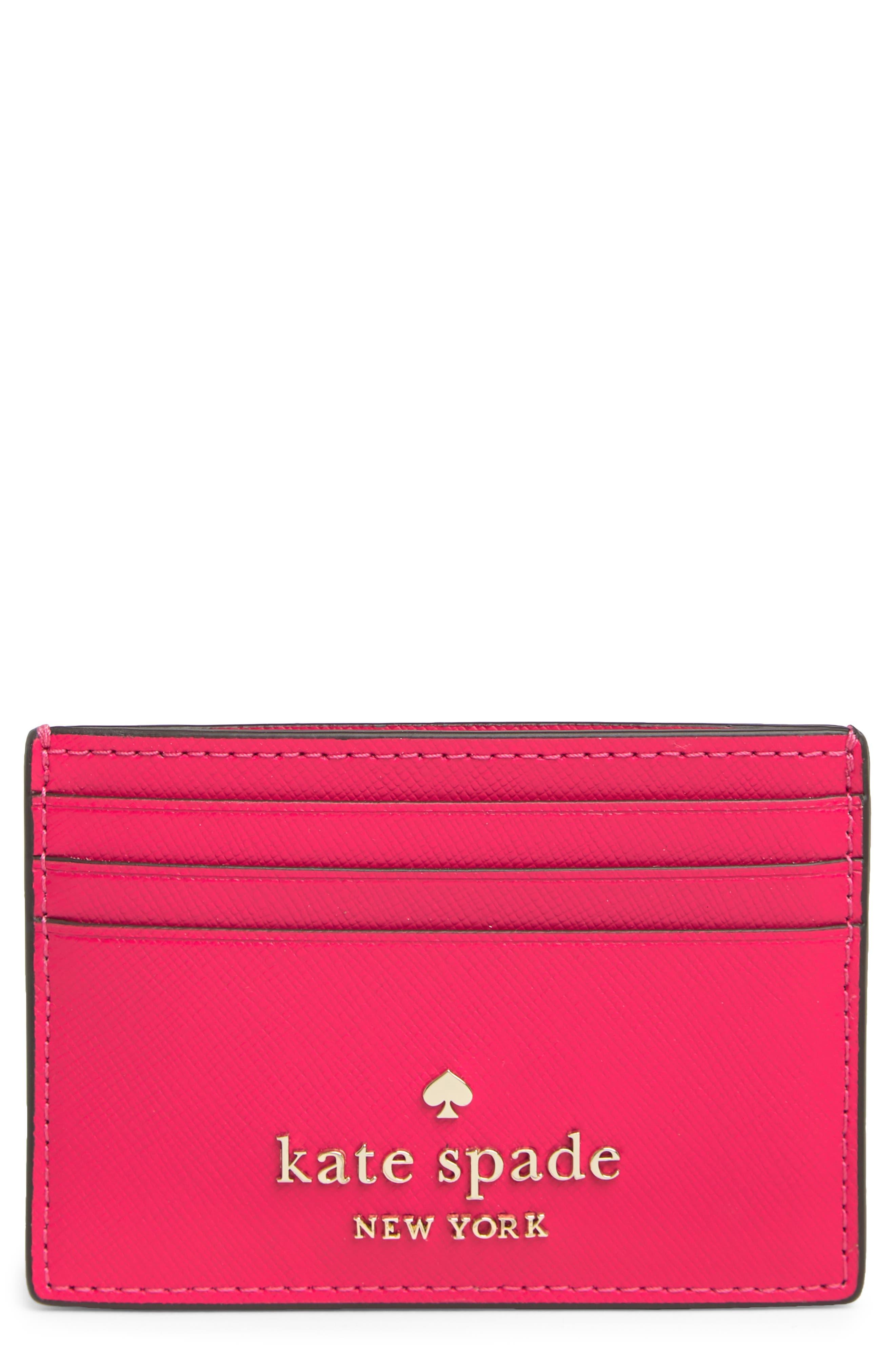 Kate Spade Cameron Small Slim Cardholder Wallet in Pink Lyst