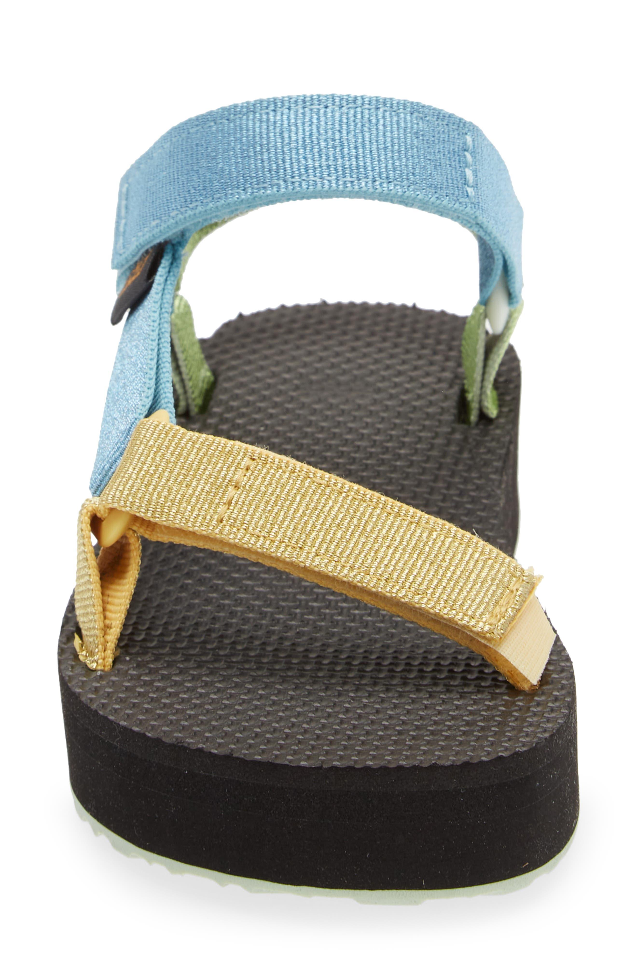 teva metallic sandals