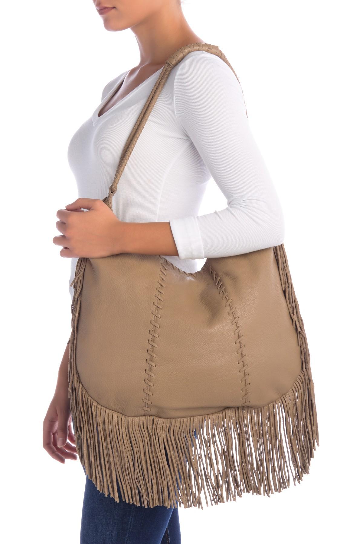 Hobo Gypsy Leather Fringe Shoulder Bag Lyst