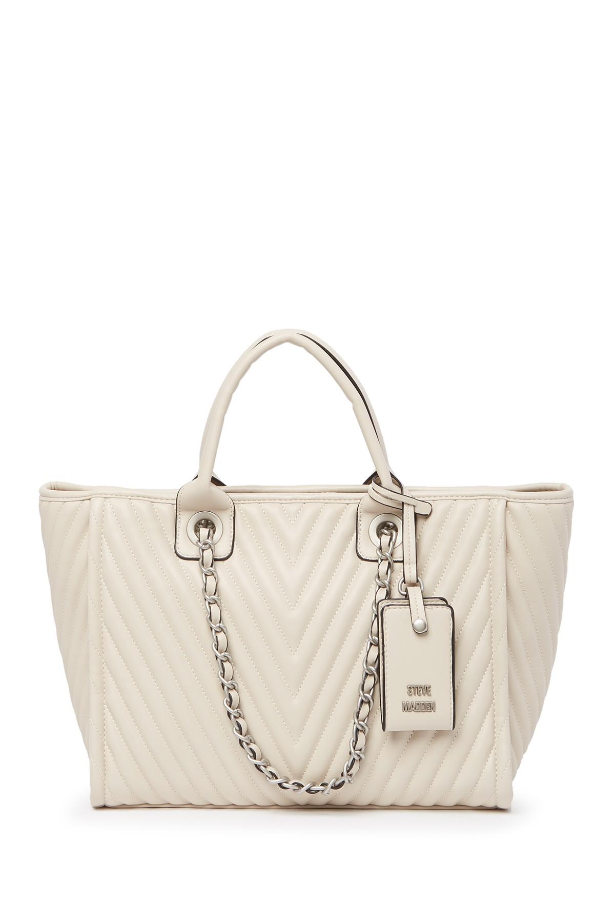 steve madden green tote bag
