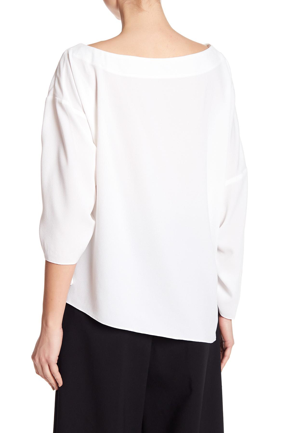 tibi savanna crepe top
