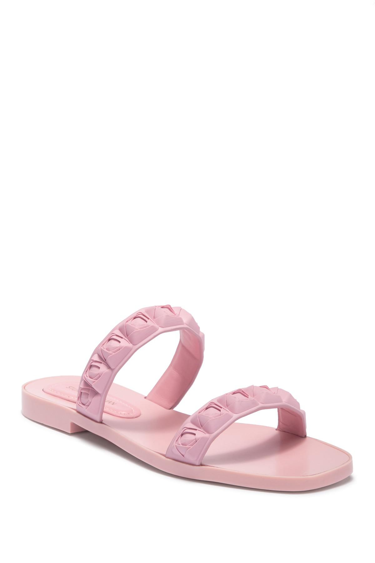 stuart weitzman rosita dual strap slide sandal