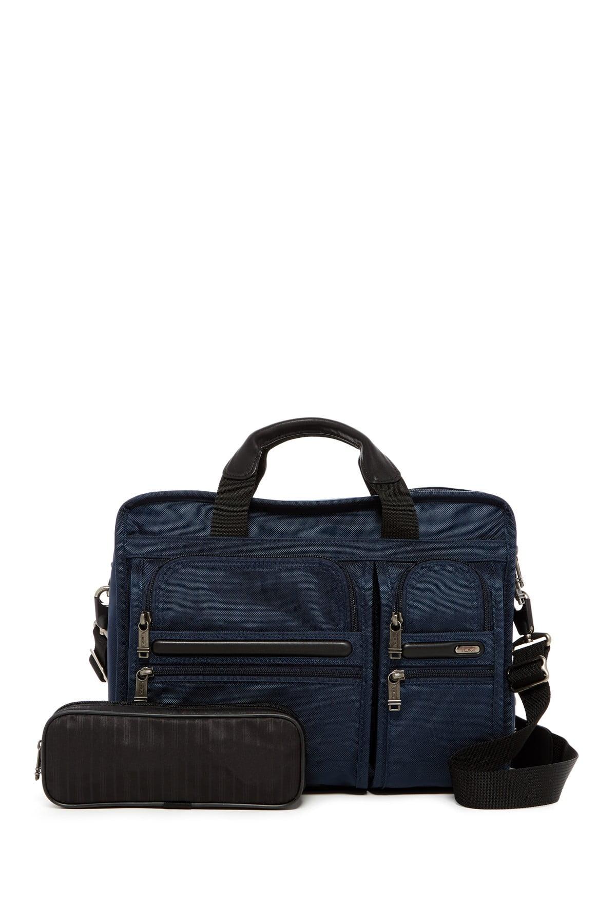 tumi expandable organizer computer brief
