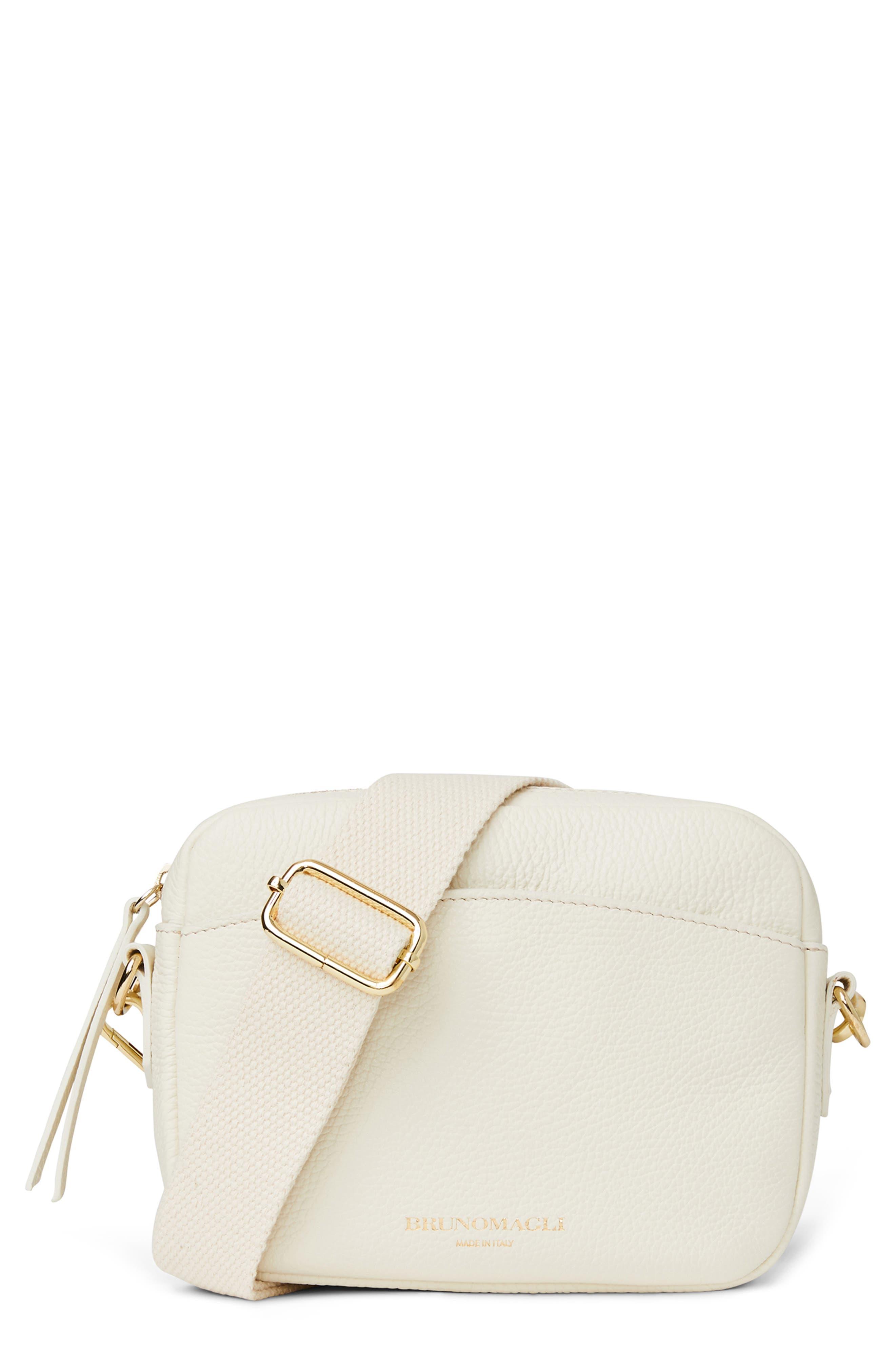 Bruno Magli Carina Crossbody Bag in White Lyst