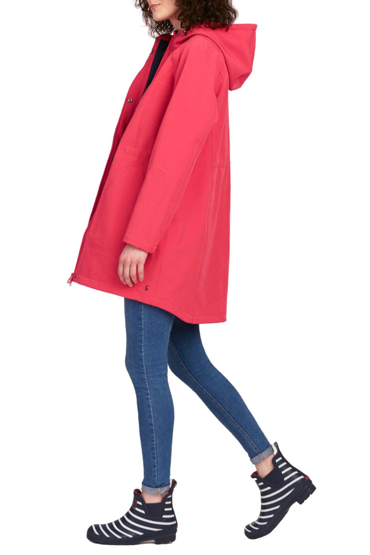 Joules Right As Rain Fleece Lined Raincoat in Pink Lyst