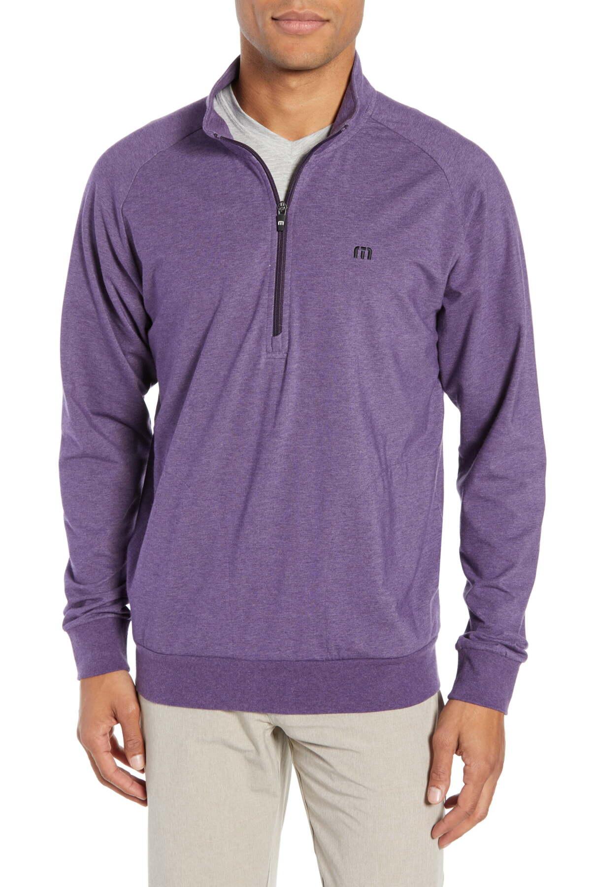 travis mathew half zip