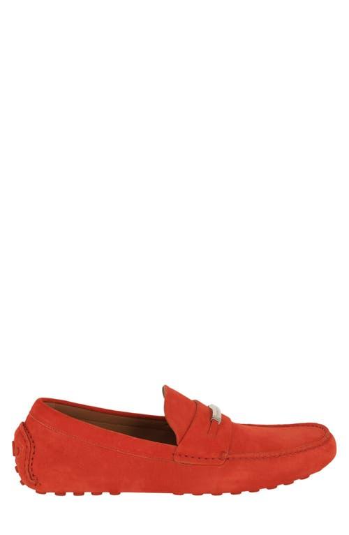 Ferragamo Grenoble Suede Drivers Red Mens Salvatore Ferragamo Grenoble Suede Drivers | ShopSimon main image 3