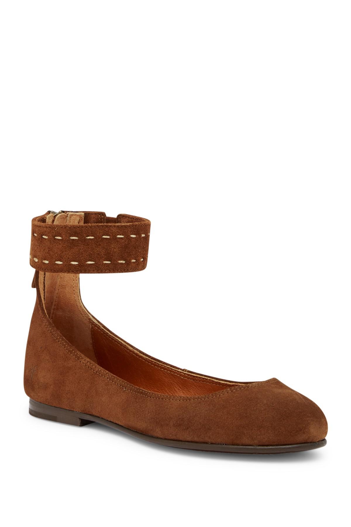 ballet flats with a strap
