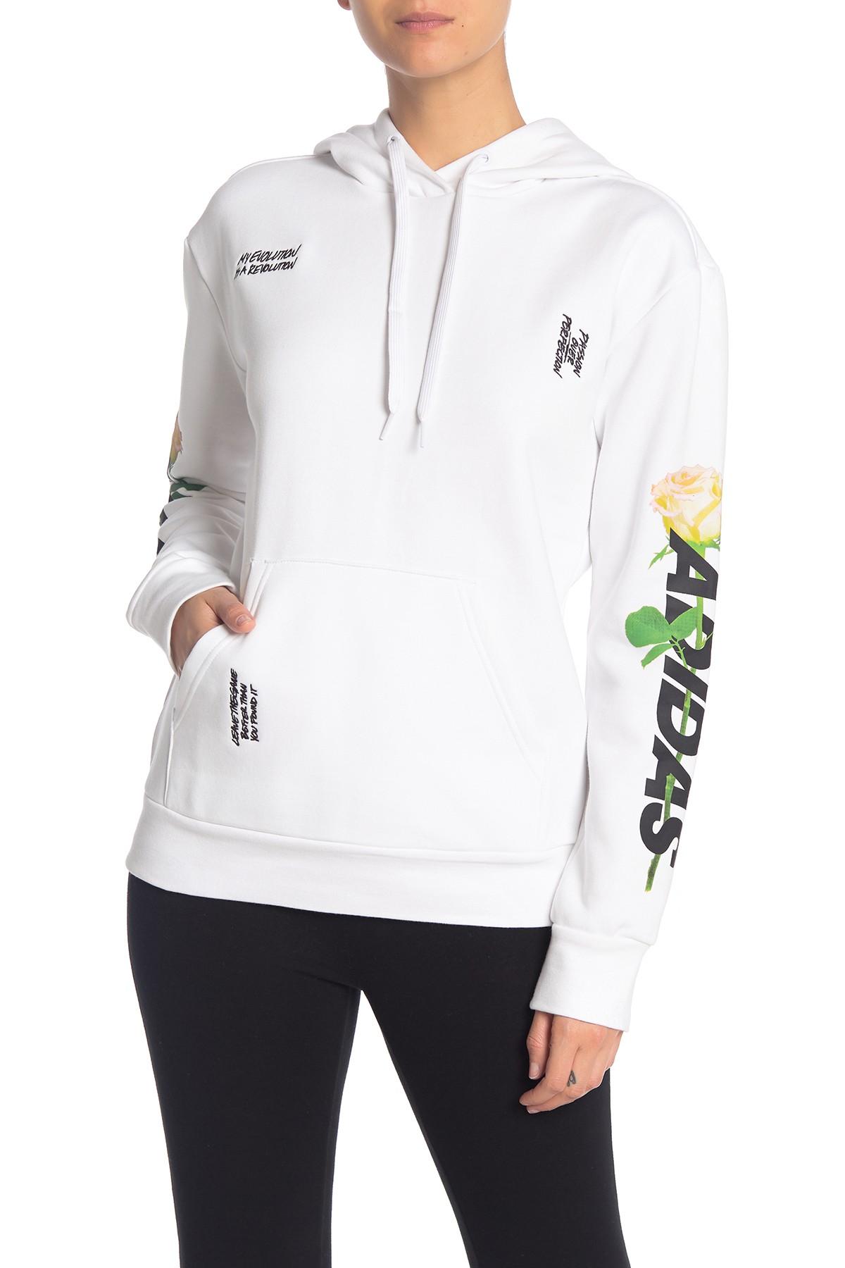 adidas floral hoodie