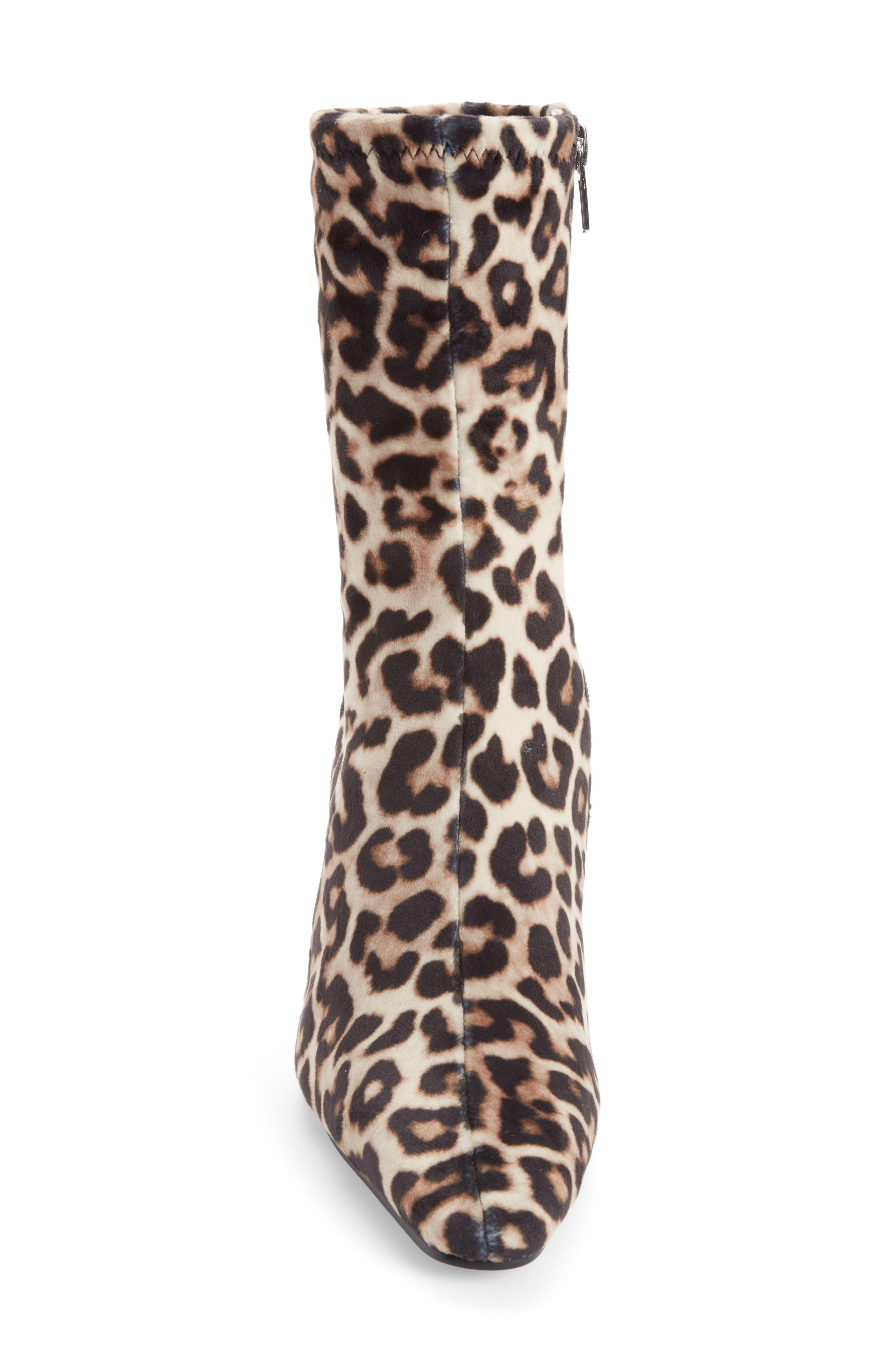 Steve Madden Vakay Sock Bootie In Leopard At Nordstrom Rack in White | Lyst