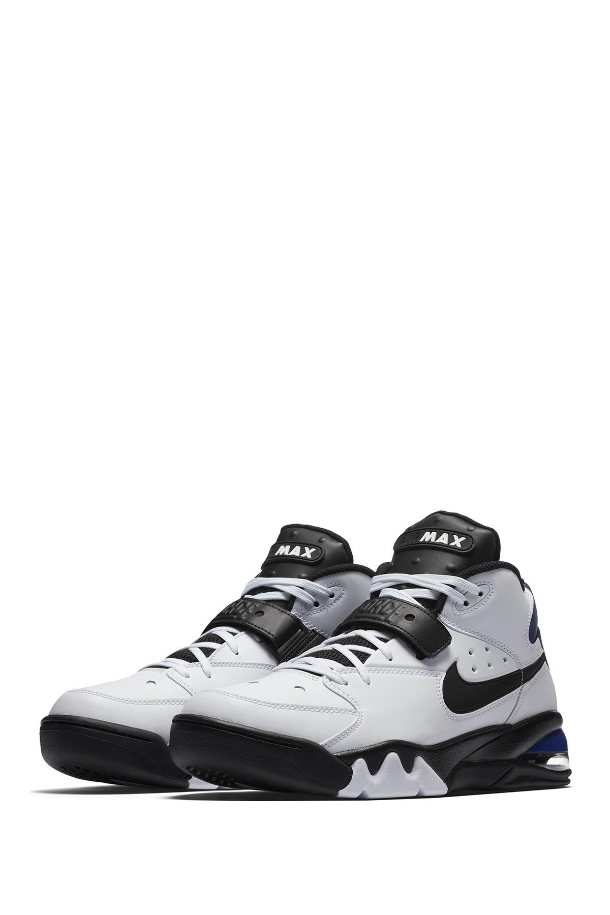 Nike Leather Air Force Max 93 Sneaker in Black for Men - Lyst