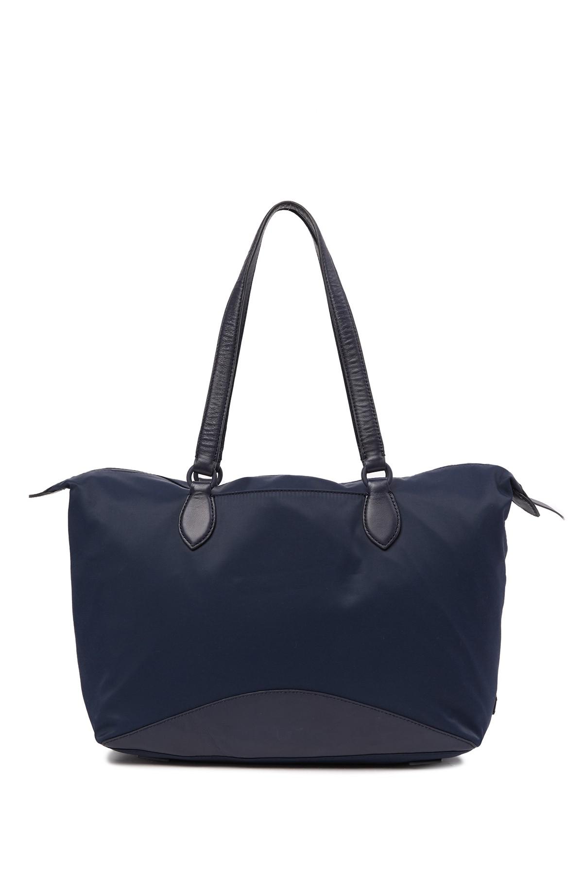 Women's Leather and Nylon Bags