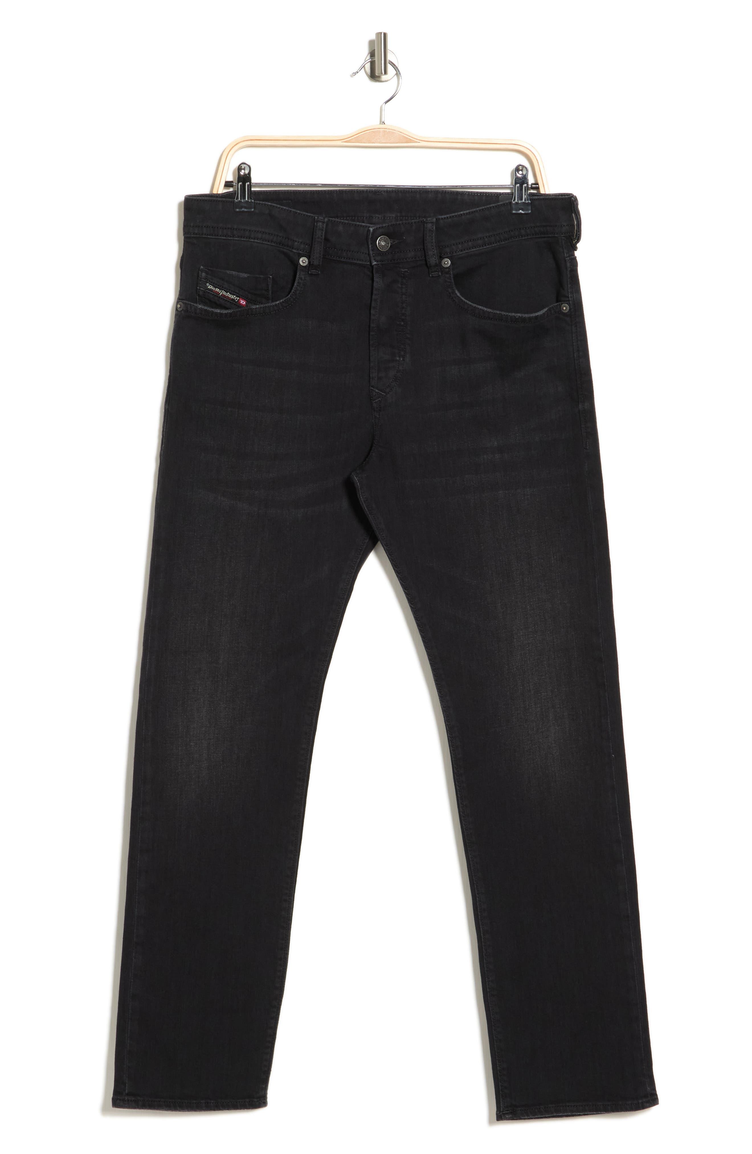 DIESEL Buster Tapered Jeans In Black/denim At Nordstrom Rack for Men | Lyst