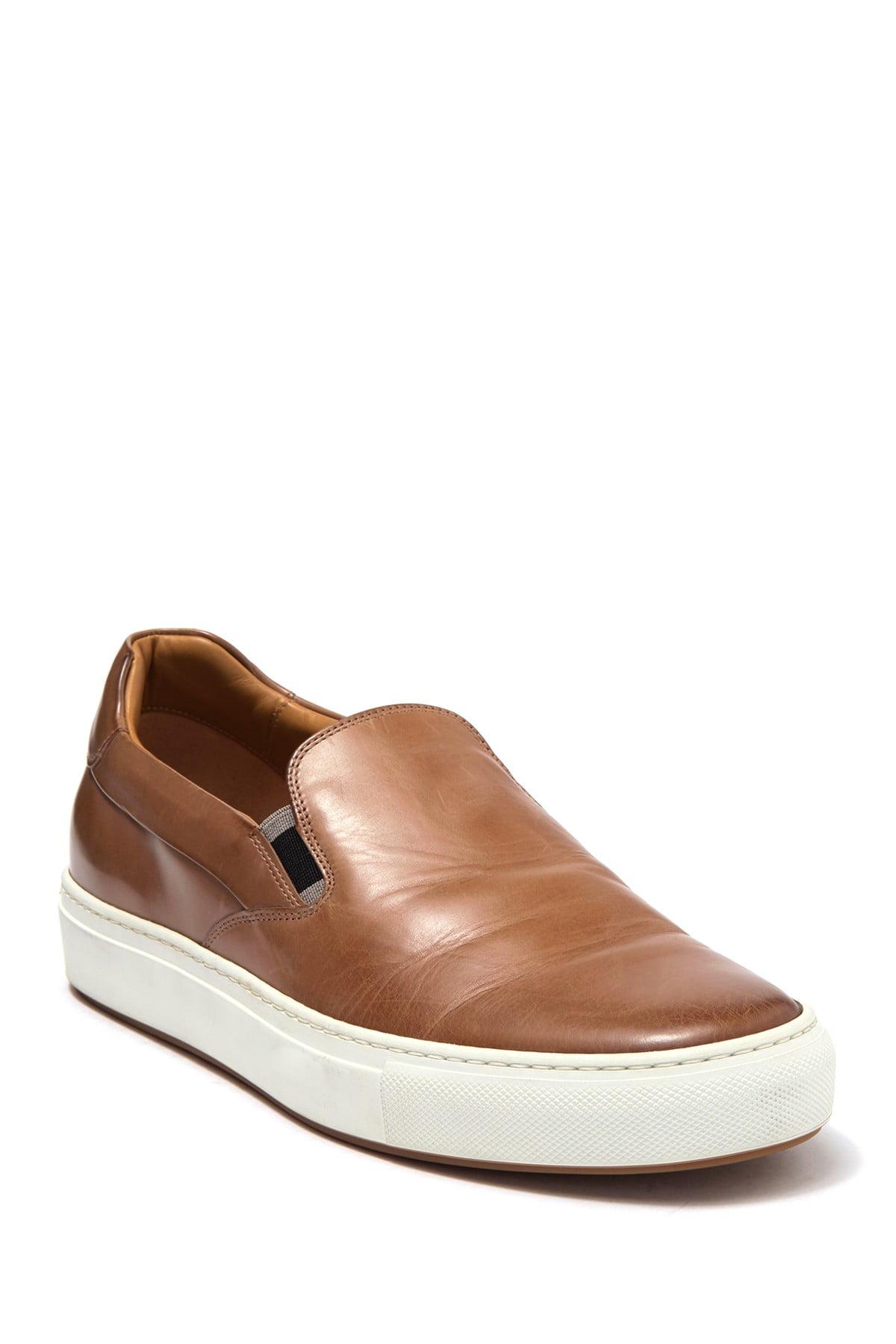 BOSS by HUGO BOSS Italian-made Slip-on Sneakers In Burnished Leather for -