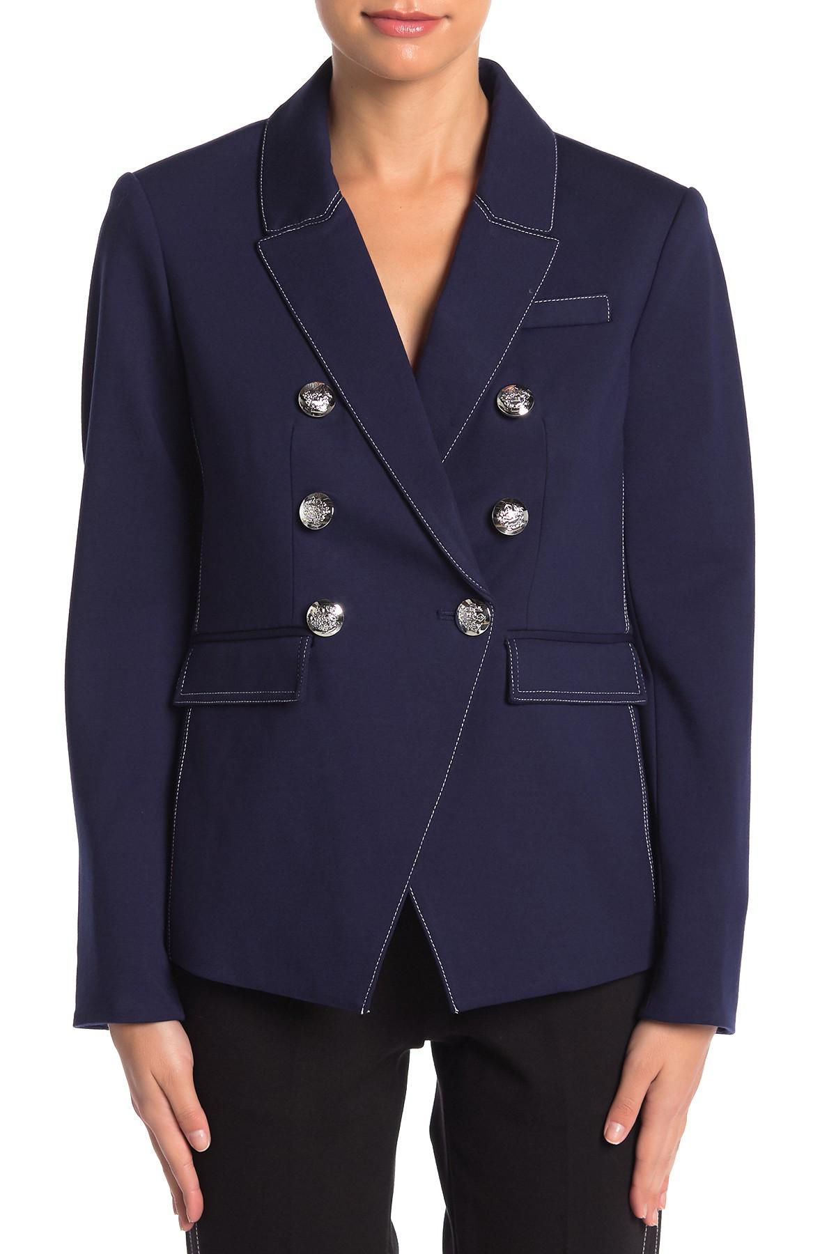 tahari blue blazer