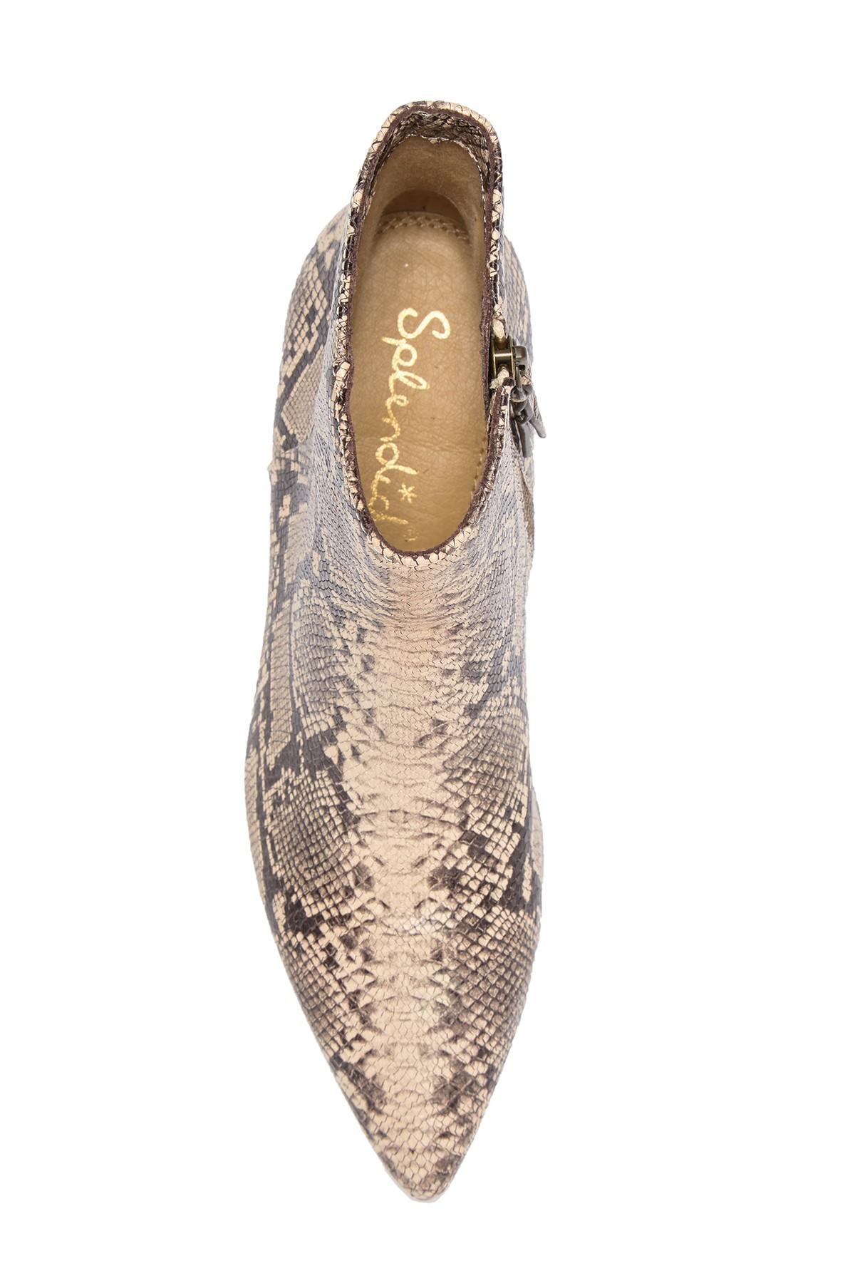 splendid nettie kitten heel bootie