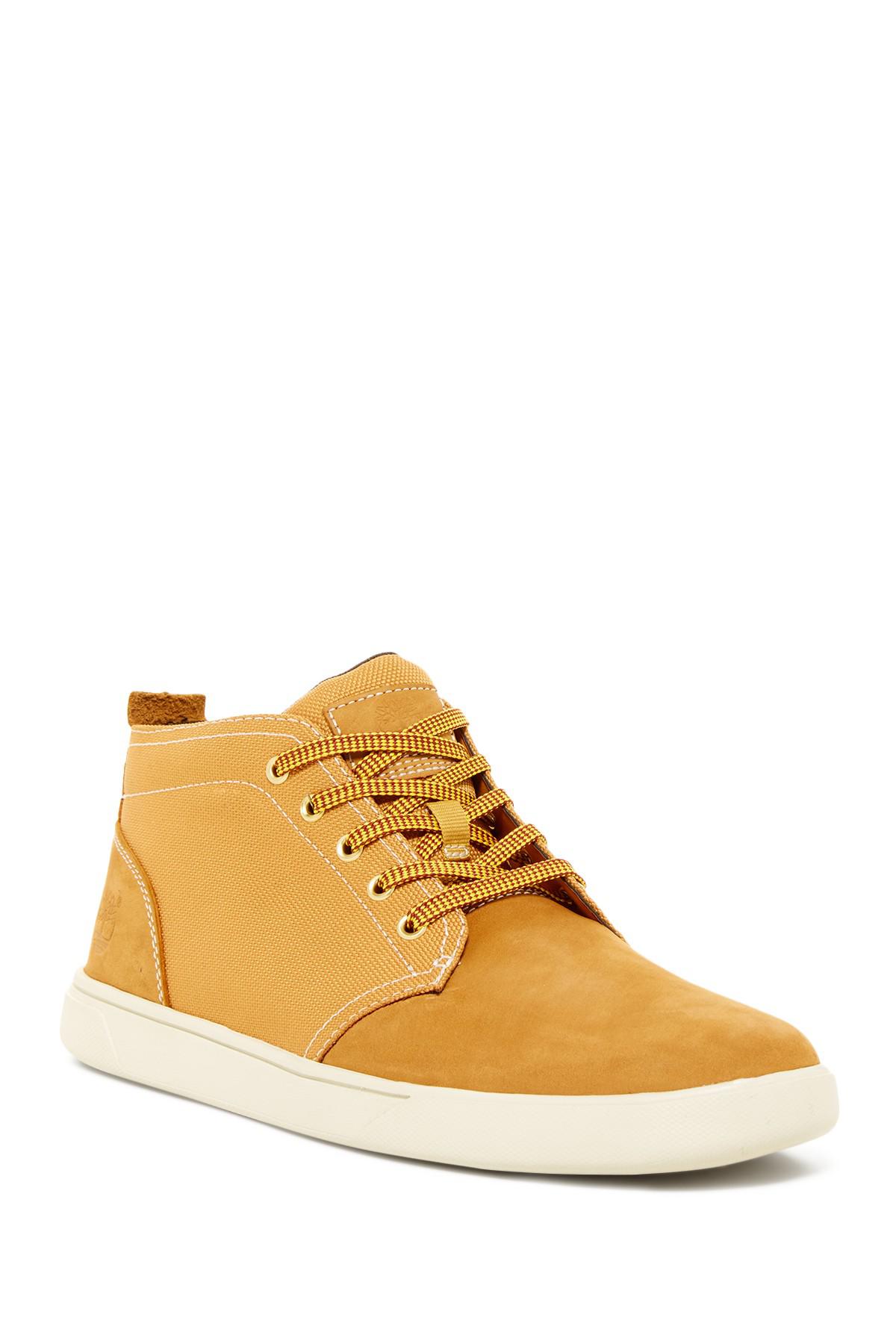 Timberland Leather Groveton Chukka Boot Wide Width Available for Men