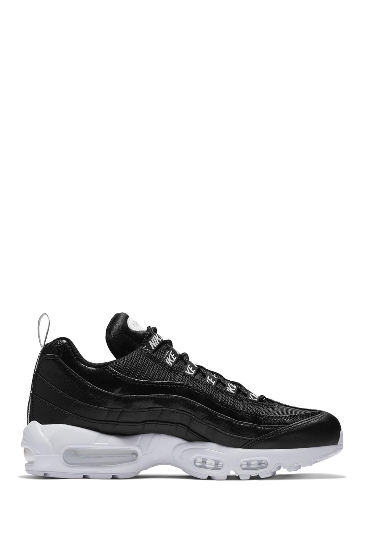 Nike Leather Air Max 95 Premium Black/ White/ Black for Men - Lyst