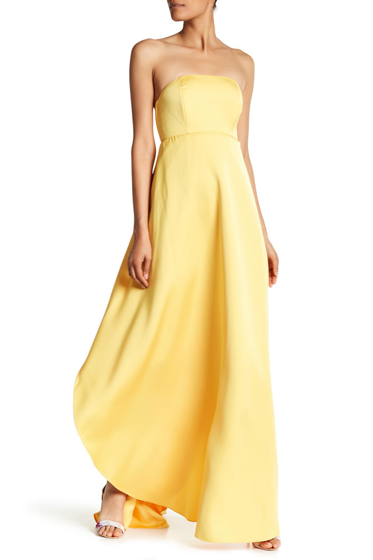 zac posen yellow dress