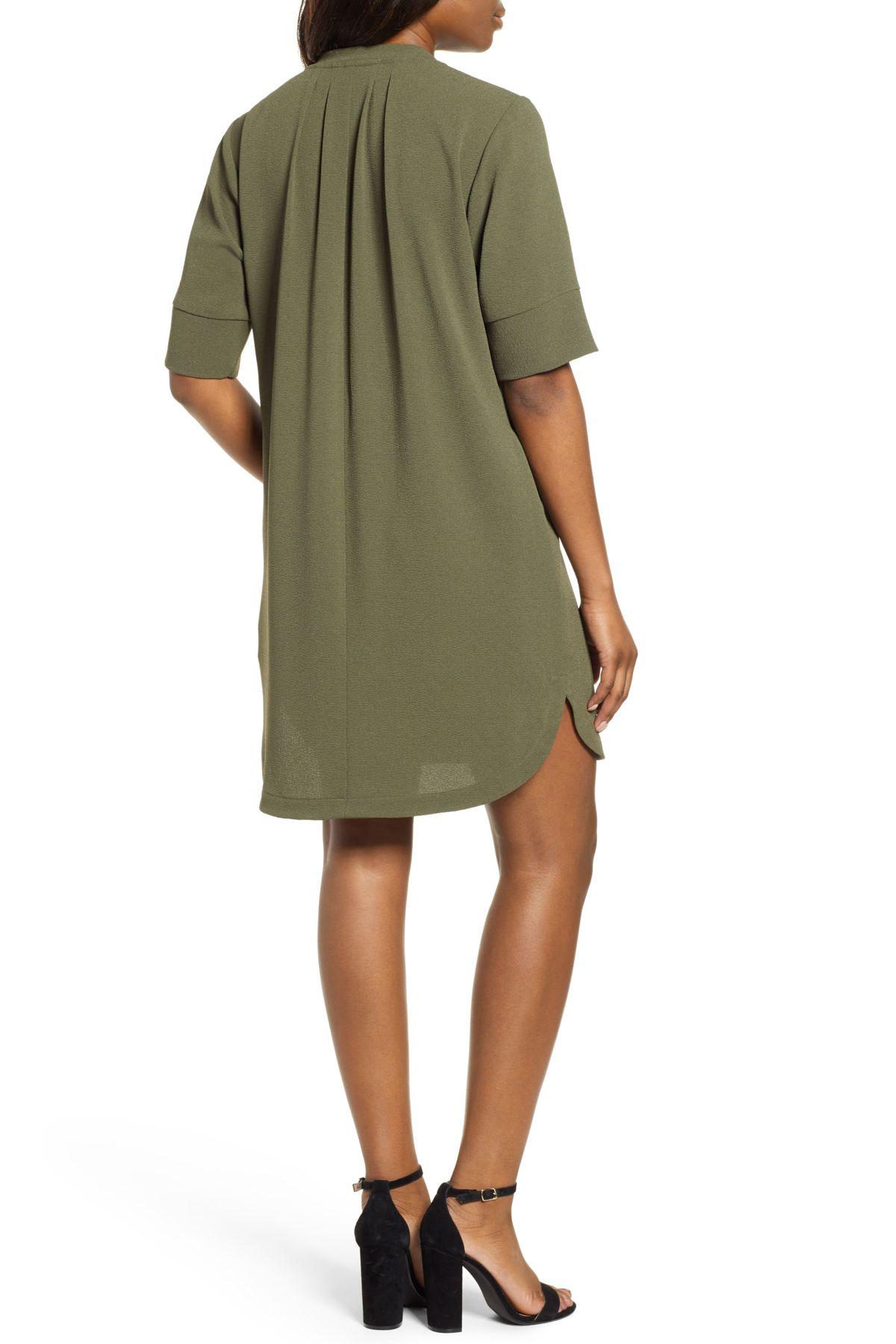 Bobeau pleat front dress Clearance