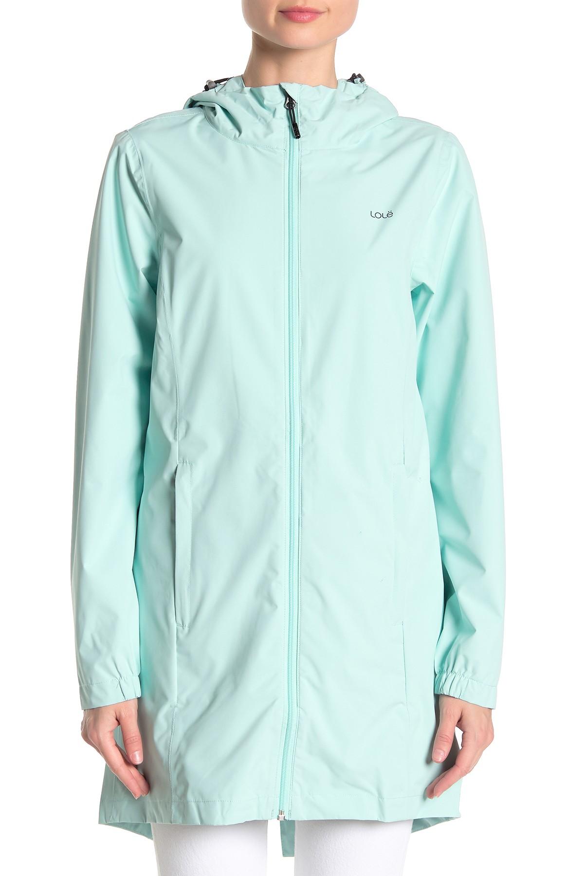 Lolë Synthetic Piper Rain Jacket in Blue Lyst