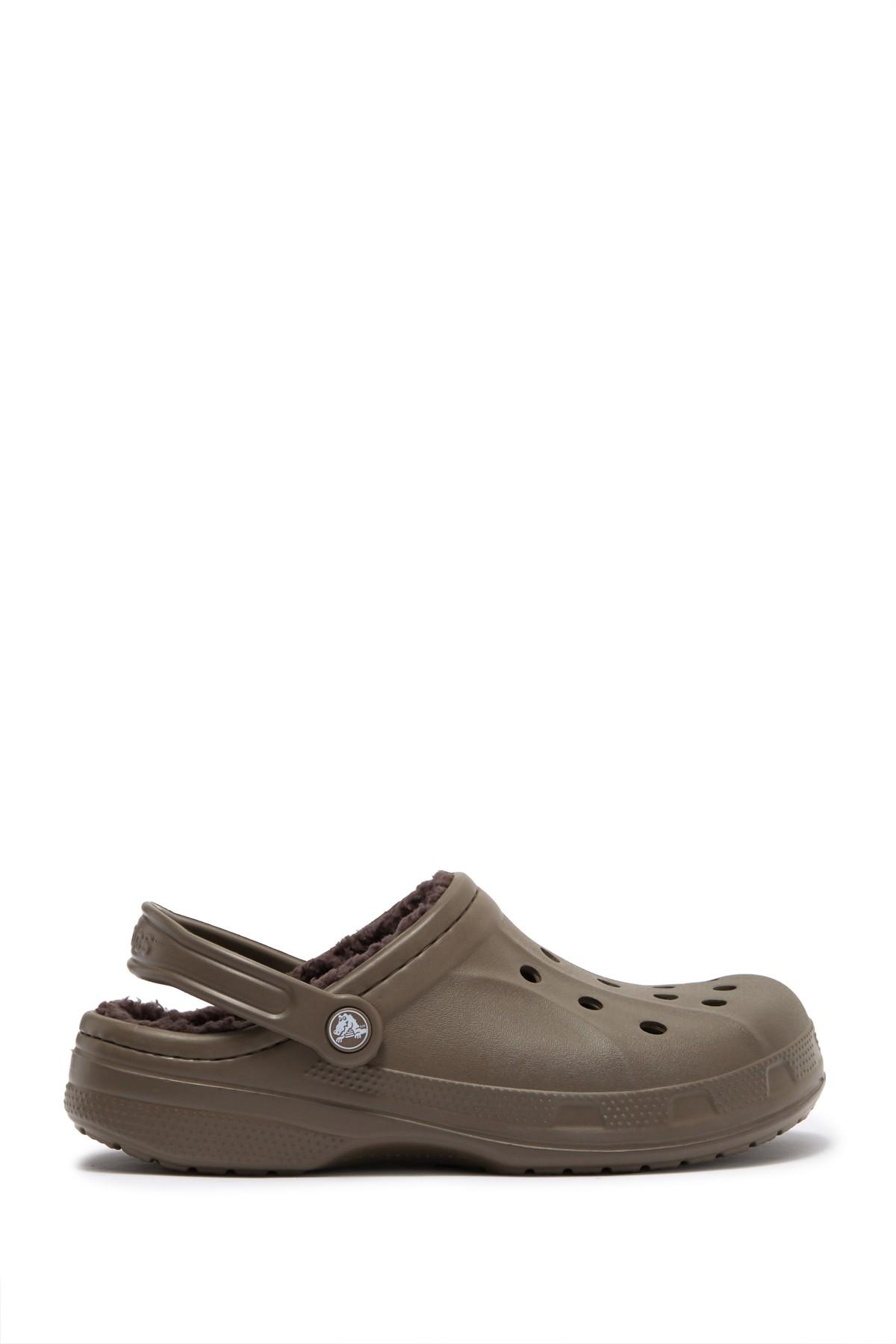 brown winter crocs
