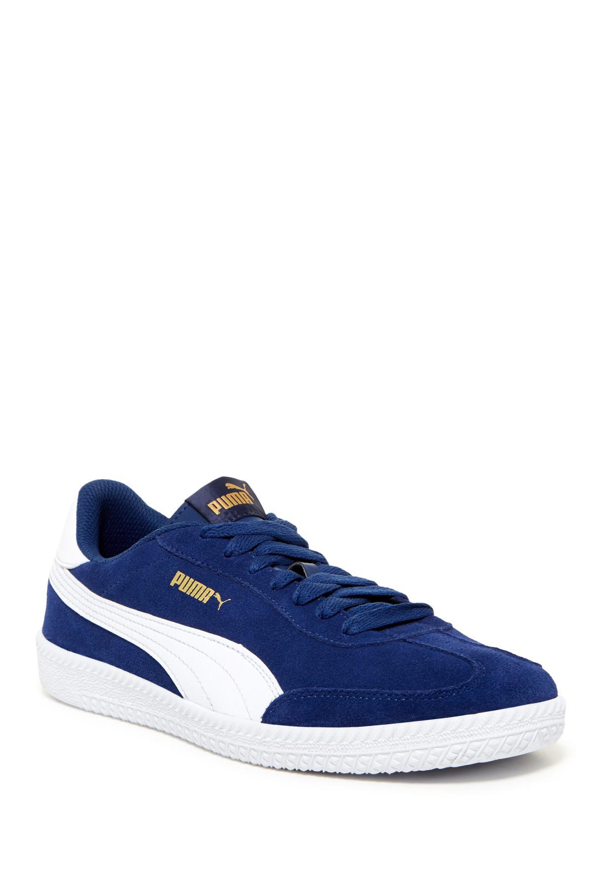PUMA Leather Astro Cup Sneaker in Blue for Men | Lyst