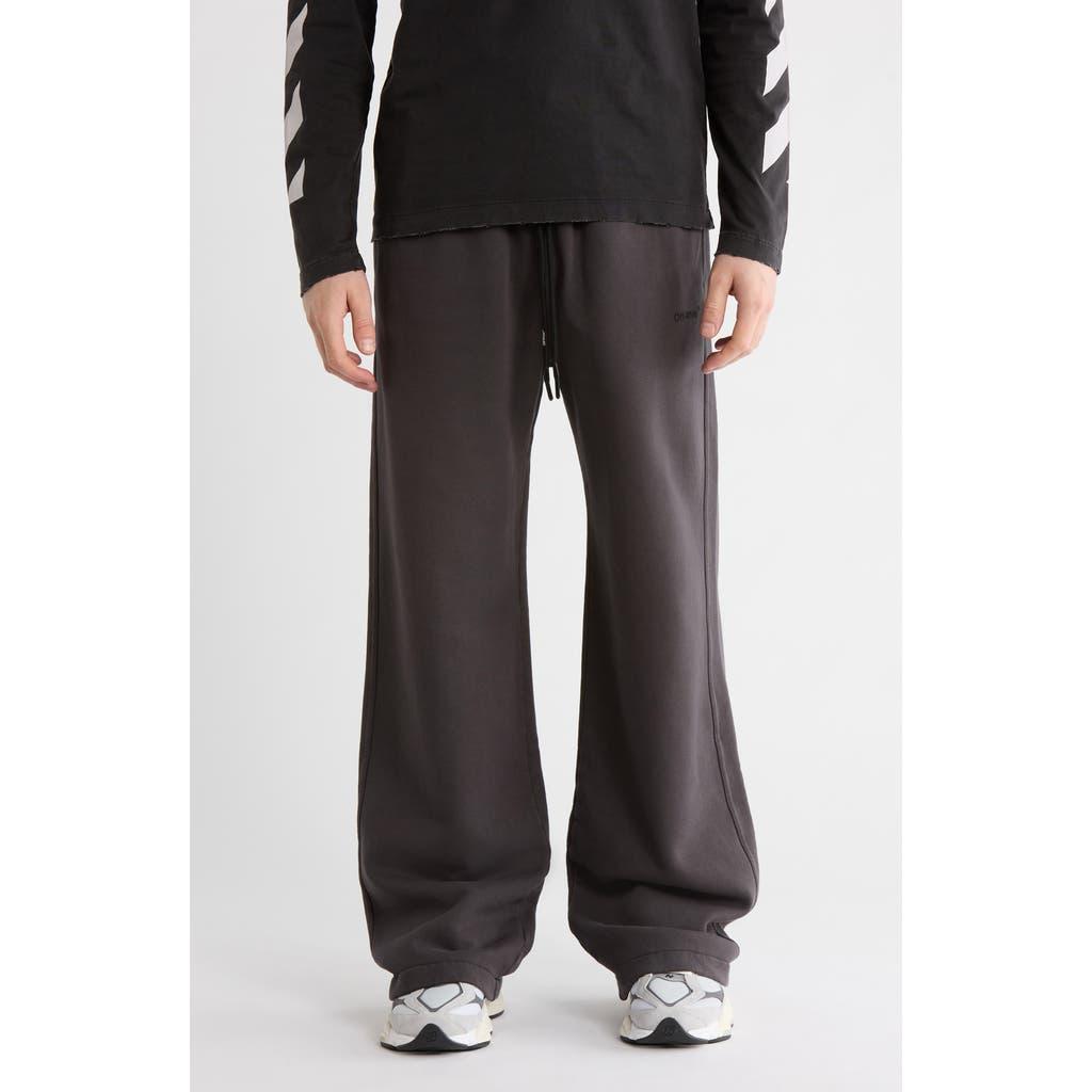 パンツ OFF-WHITE 'Ow' embroidered joggers Gray Off-White Embroidered Joggers - Gray - 30% Off | Editorialist
