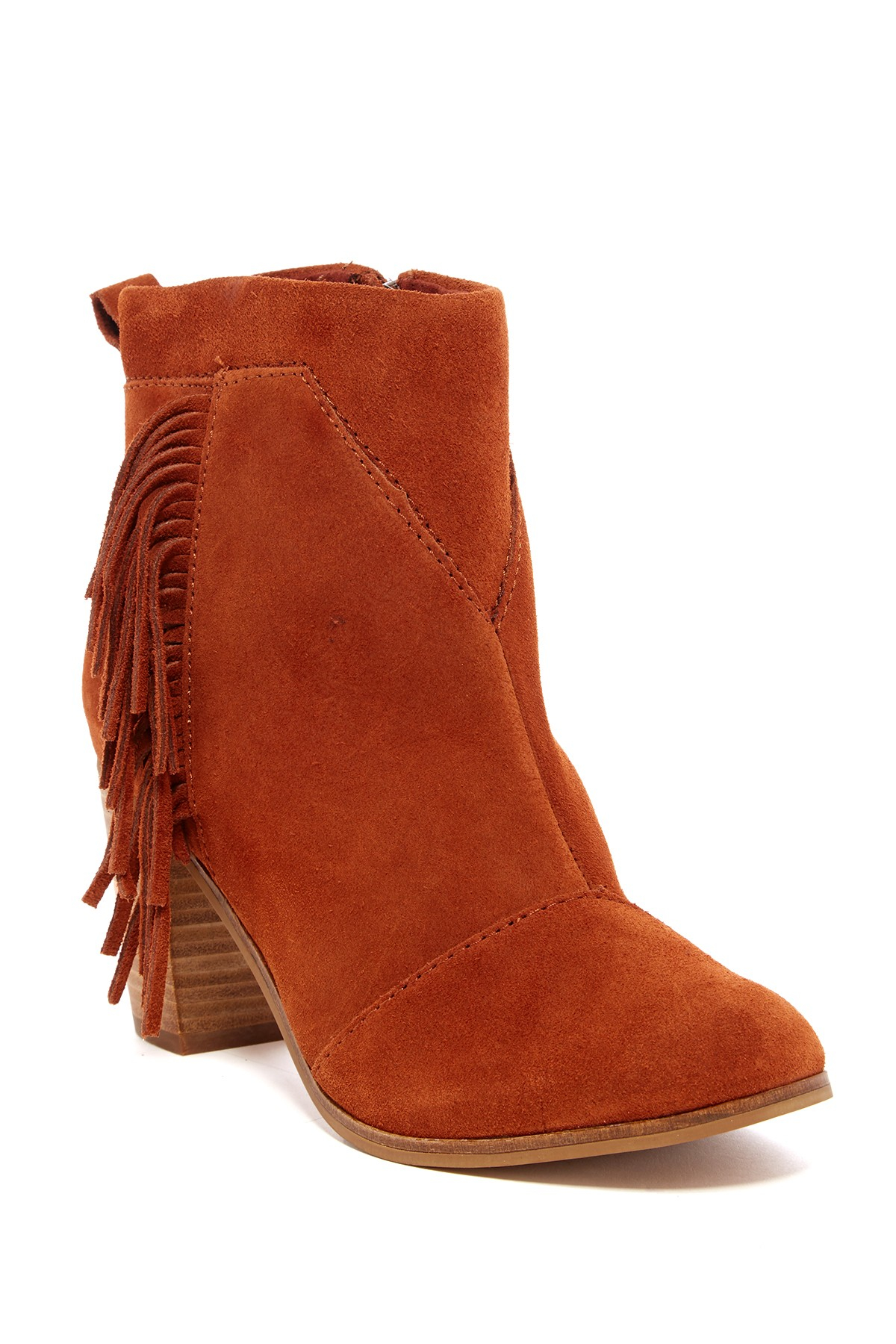 toms cognac booties
