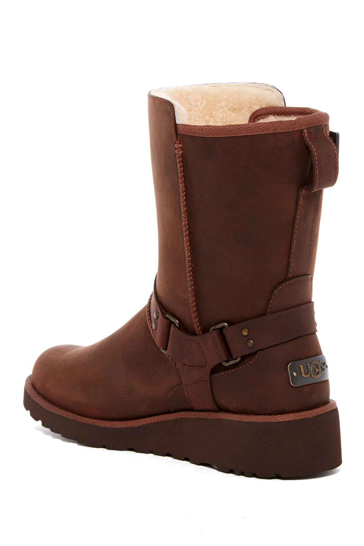 black uggs with brown trim