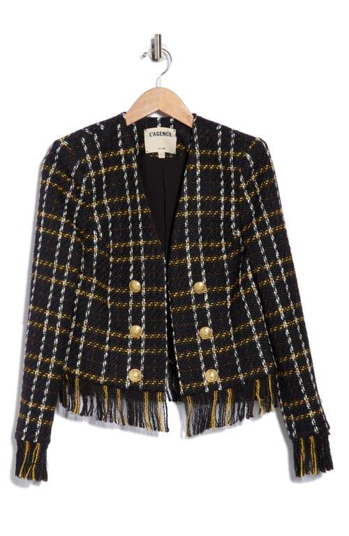 【新品未使用】laubeblanc Fringe tweed Jacket Fringe tweed Jacket – L'AUBE BLANC
