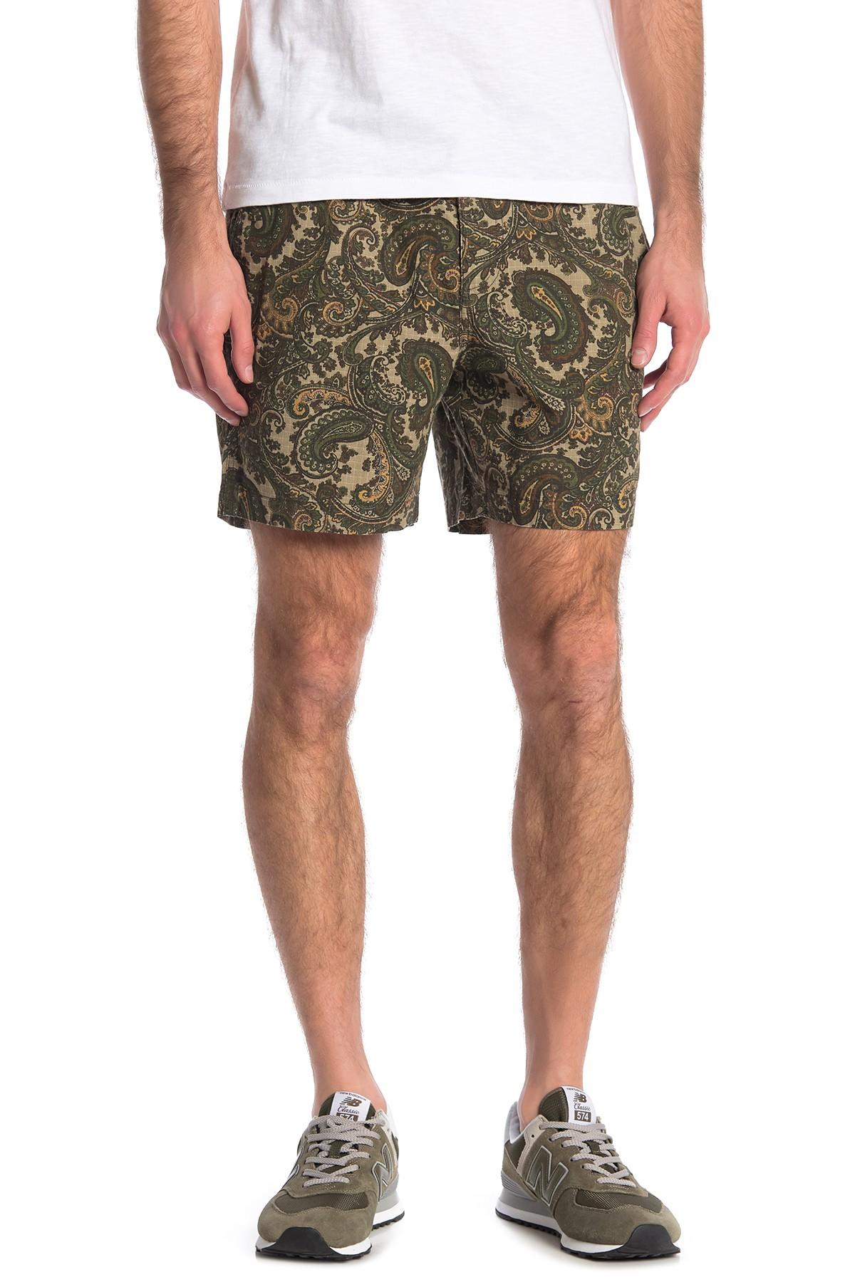J.Crew Wallace & Barnes Military Dock Short In Paisley Ripstop Cotton in  Green for Men | Lyst