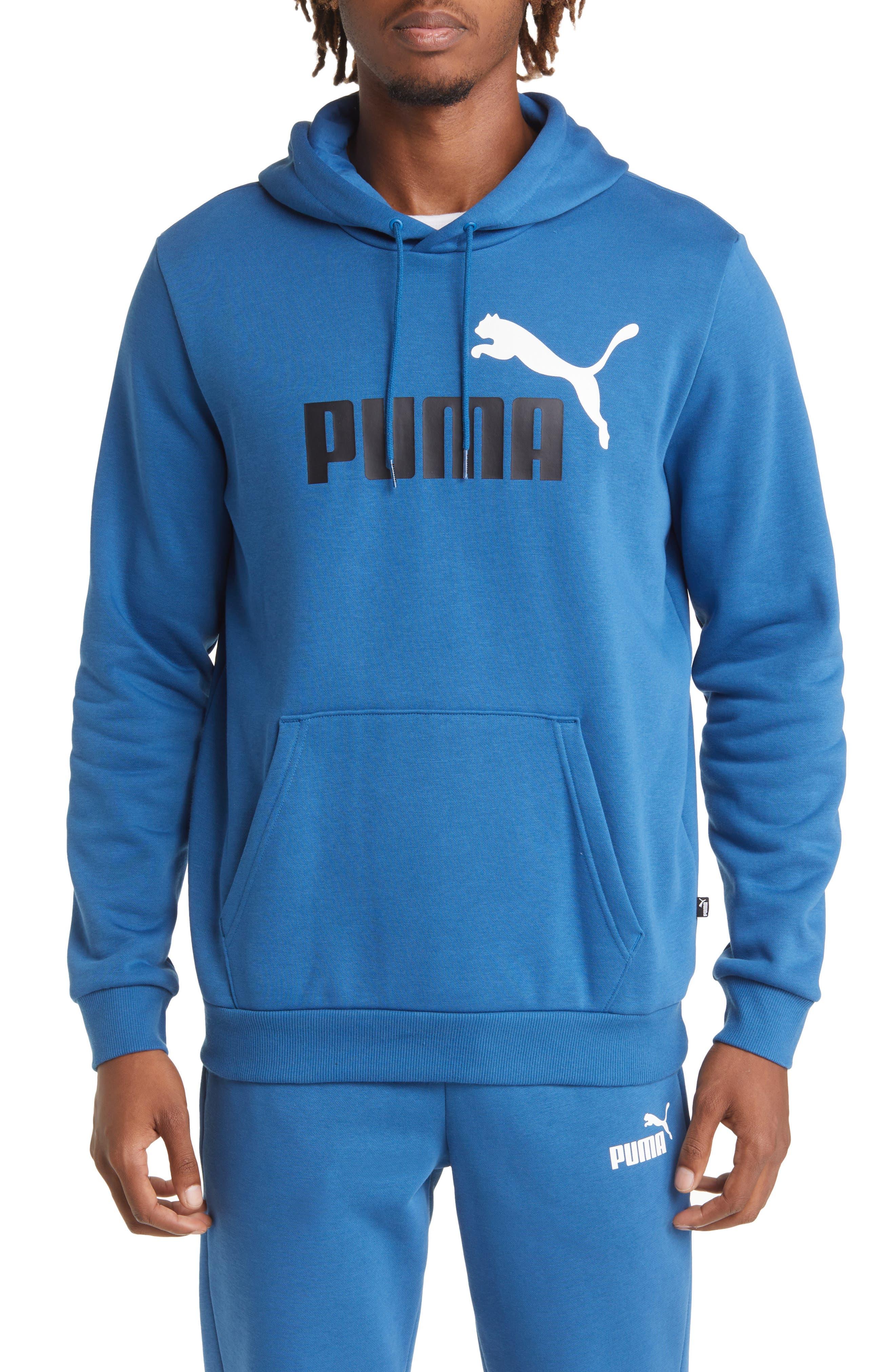 PUMA Essential 2 Big Logo Men Lyst Blue for | Hoodie in