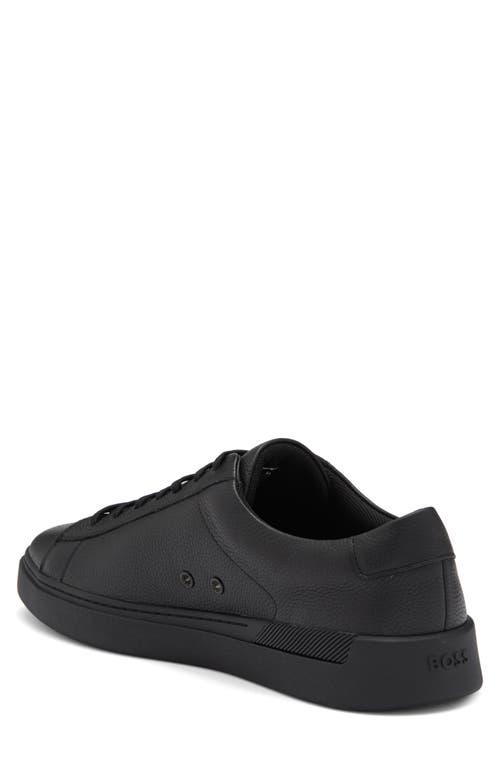 BOSS Men's Clint Low Profile Leather Sneaker - Casual Leather Sneakers For Men