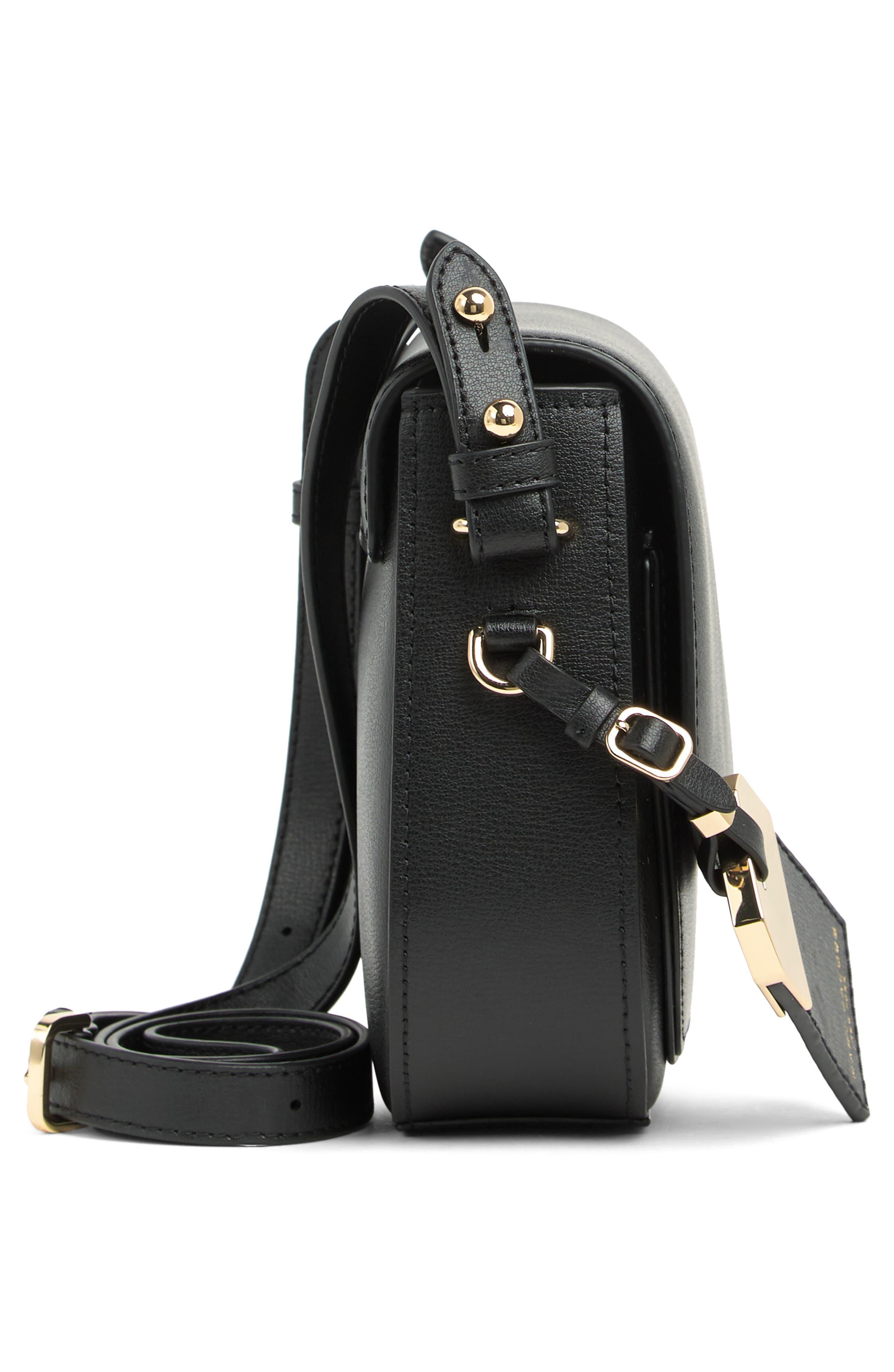 New MARC JACOBS New York Mini Rider Black Leather Crossbody Bag Black NWT  $295