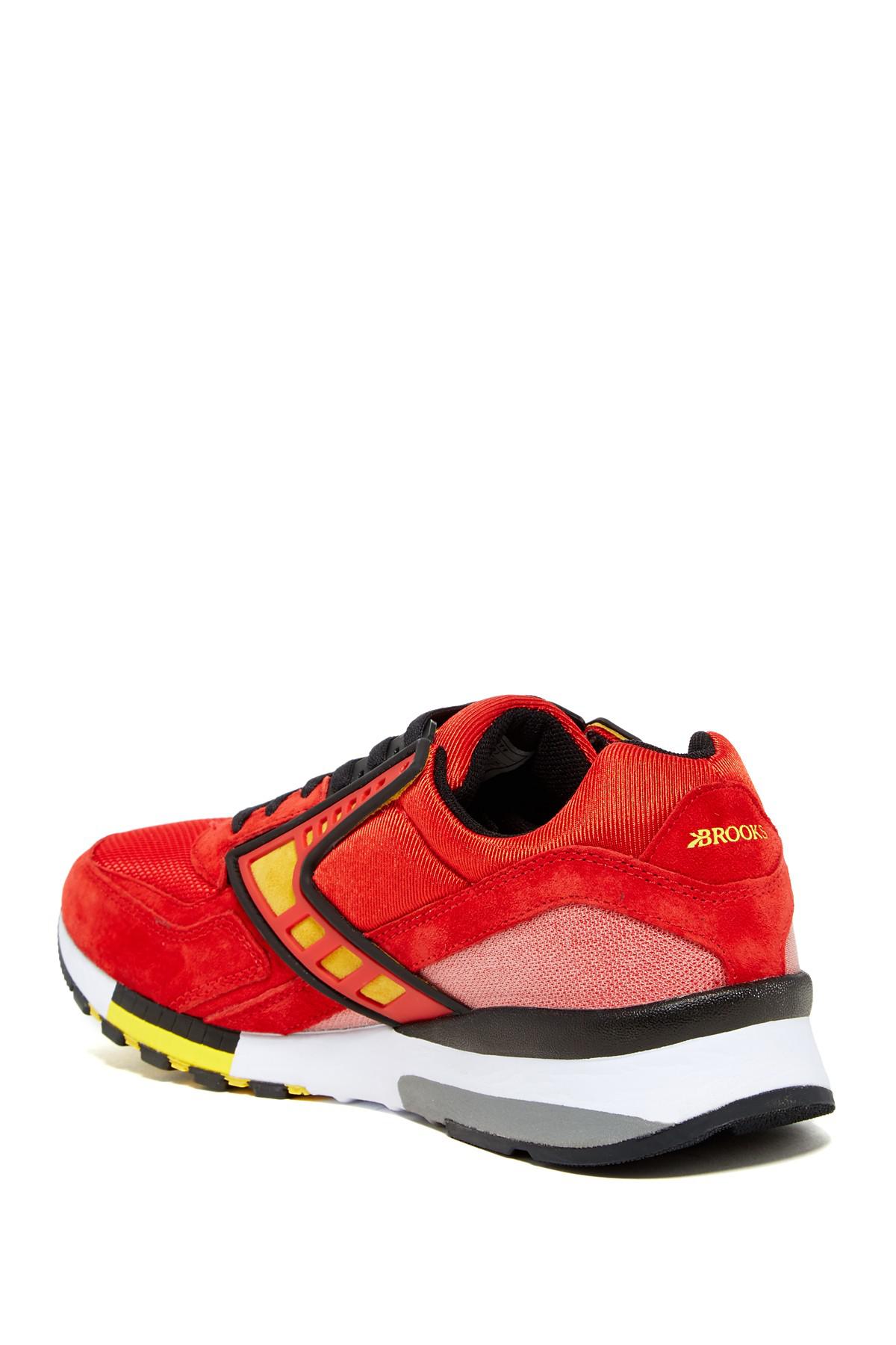 Brooks Suede Regent Sneaker in Red for Men Lyst Brooks Suede Regent Sneaker in Red for Men Lyst