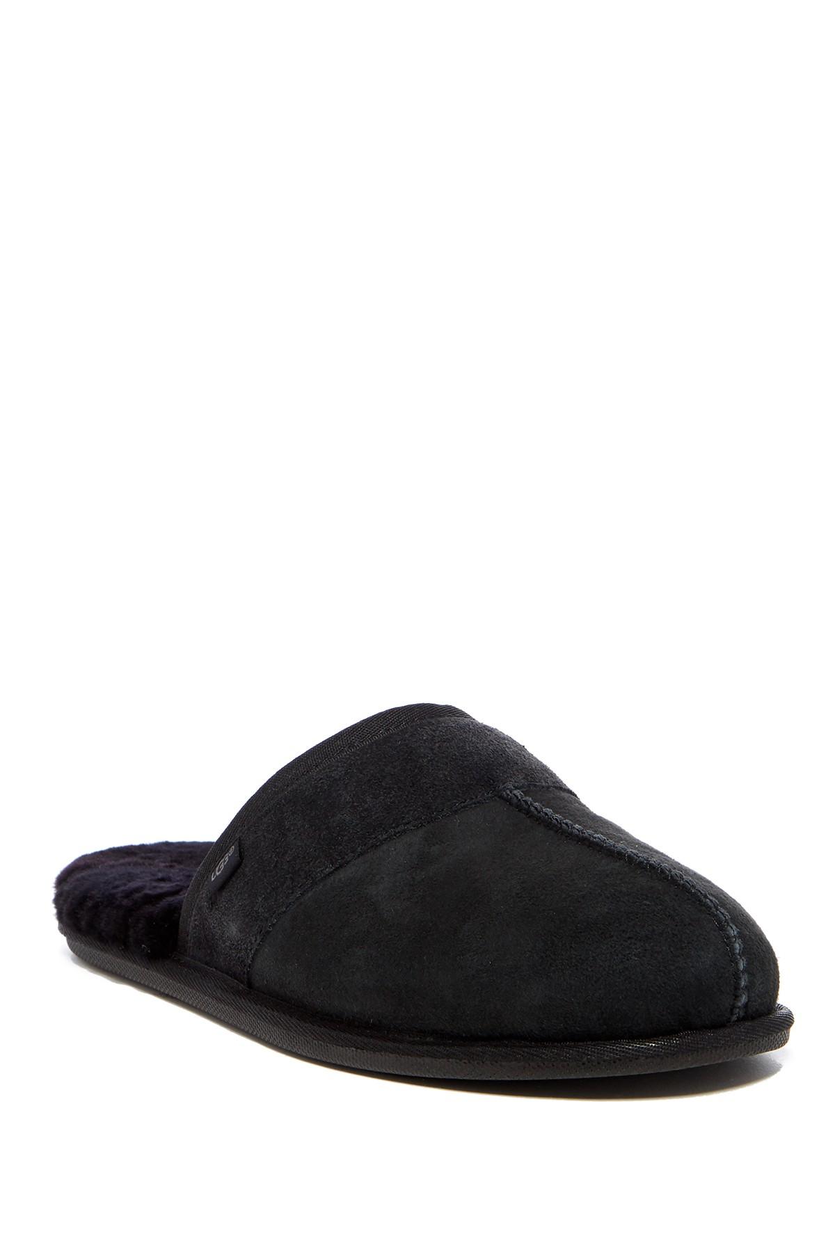 UGG Leisure Suede Puretm Lined Slide Slipper in Black for Men Lyst