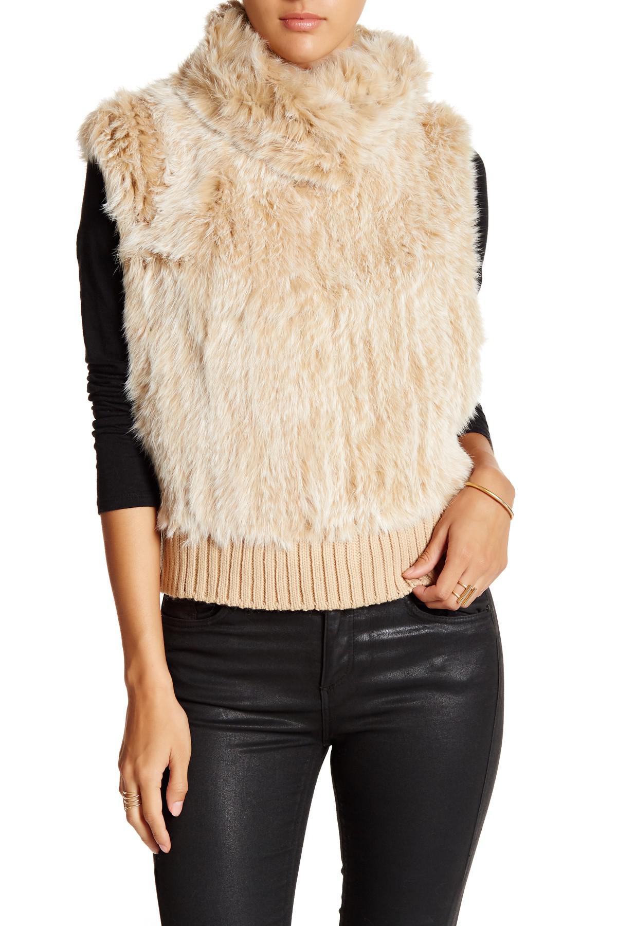 fur turtleneck