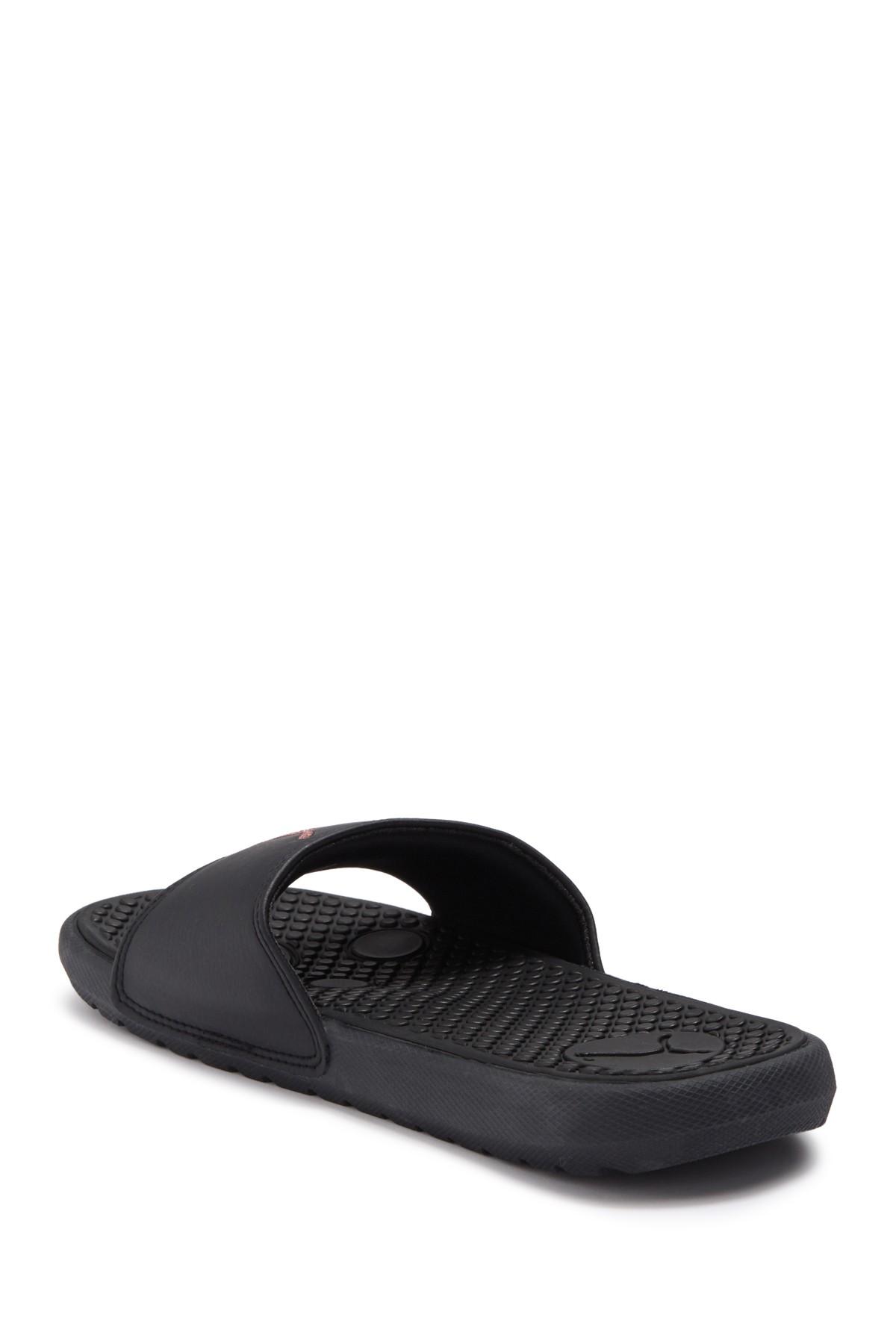 glitter puma slides