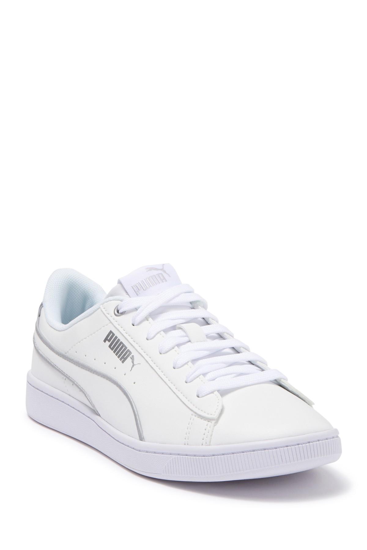 puma vikky white leather
