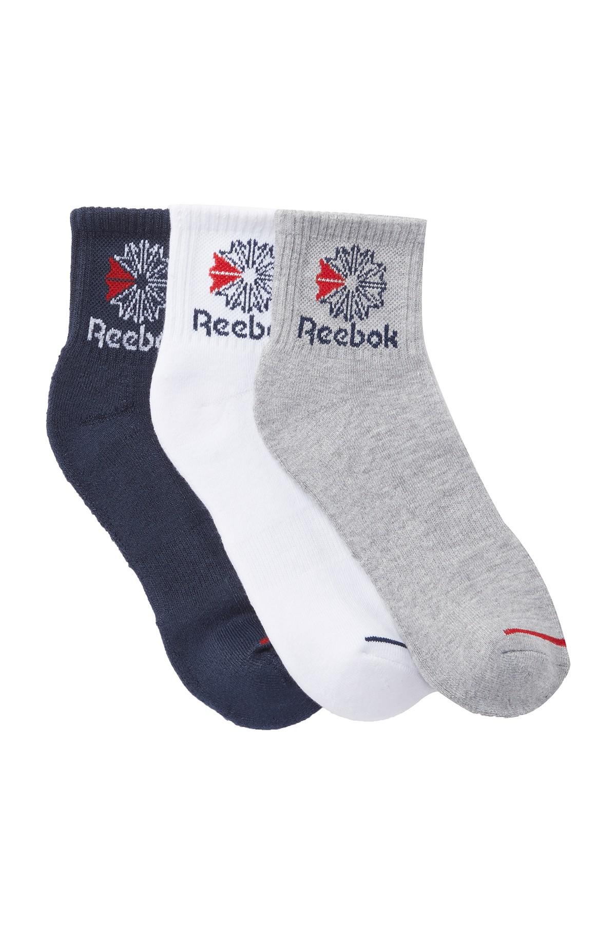 reebok socks pack of 3